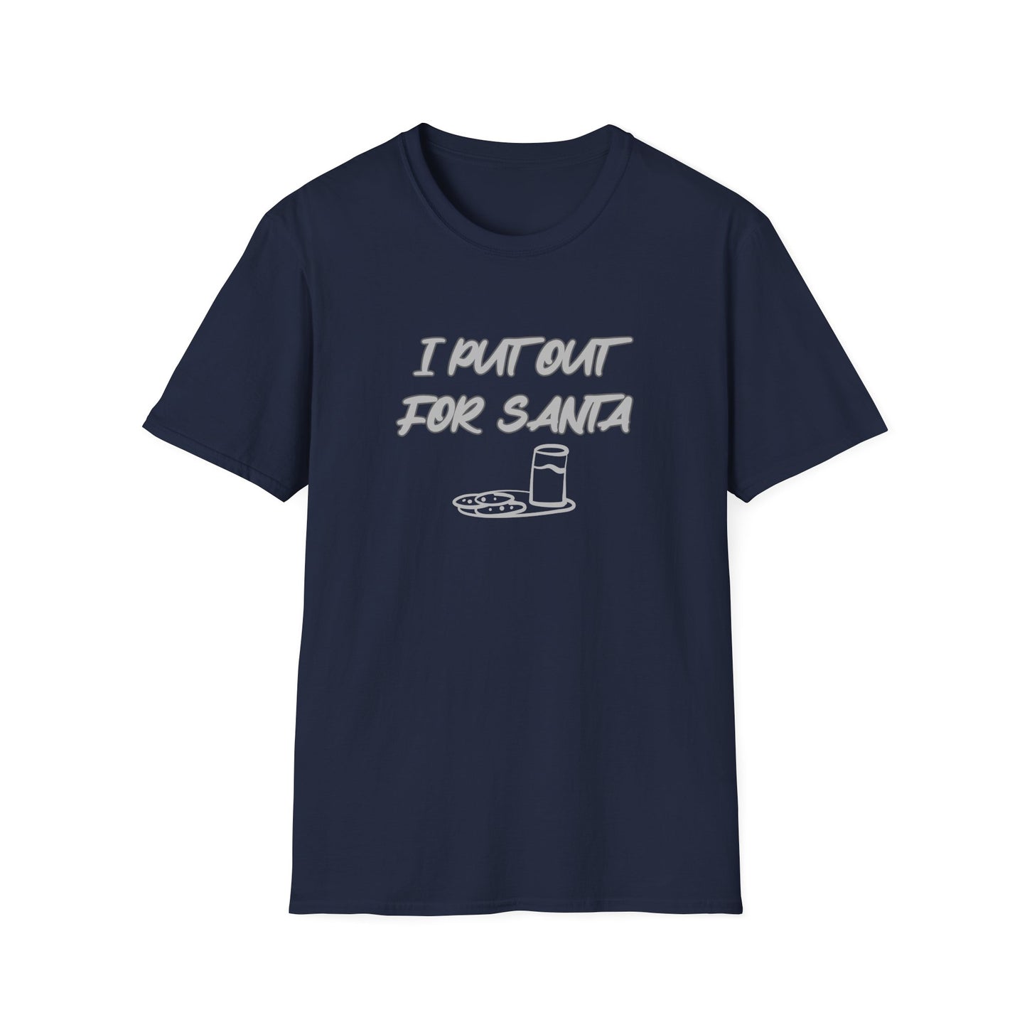 I PUT OUT FOR SANTA CHRISTMAS CLASSIC FIT T-SHIRT (RED)