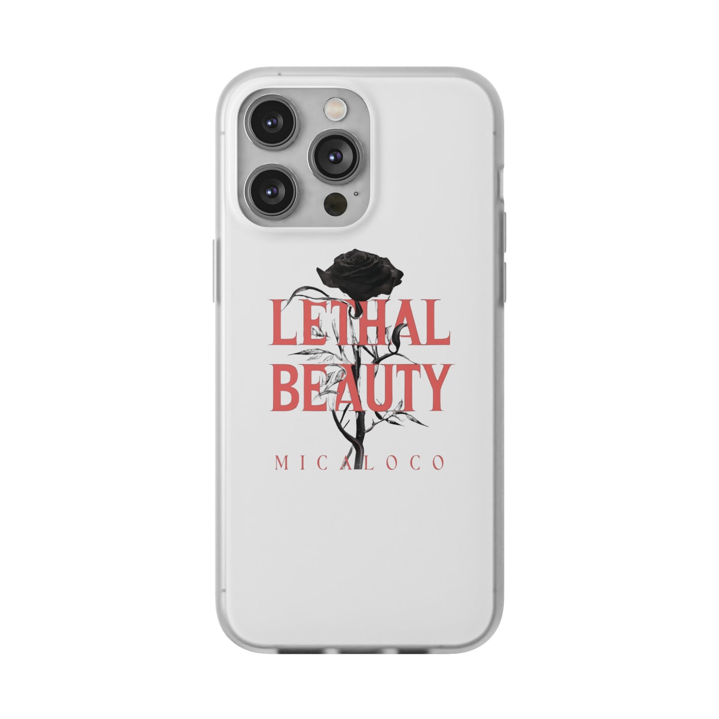 LETHAL BEAUTY IPHONE FLEXI PHONECASE