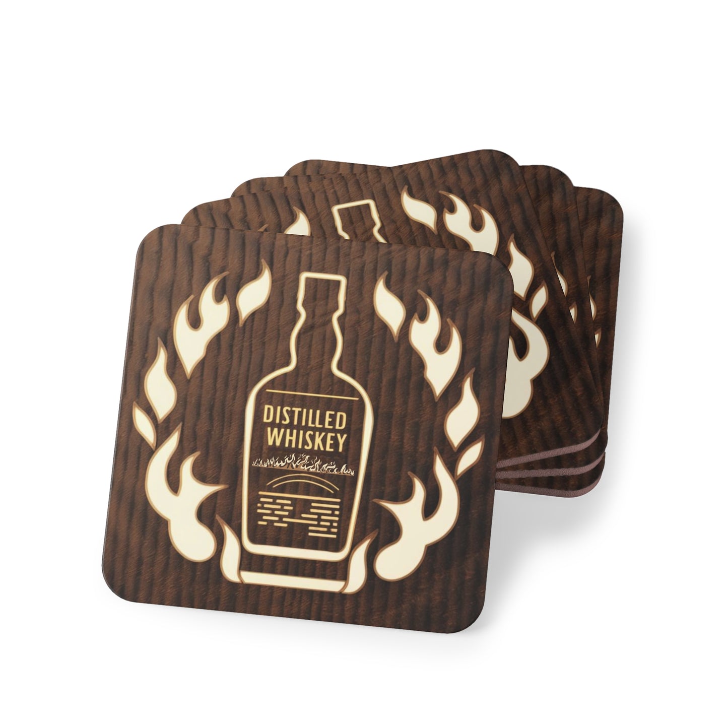 DISTILLED WHISKEY COASTER
