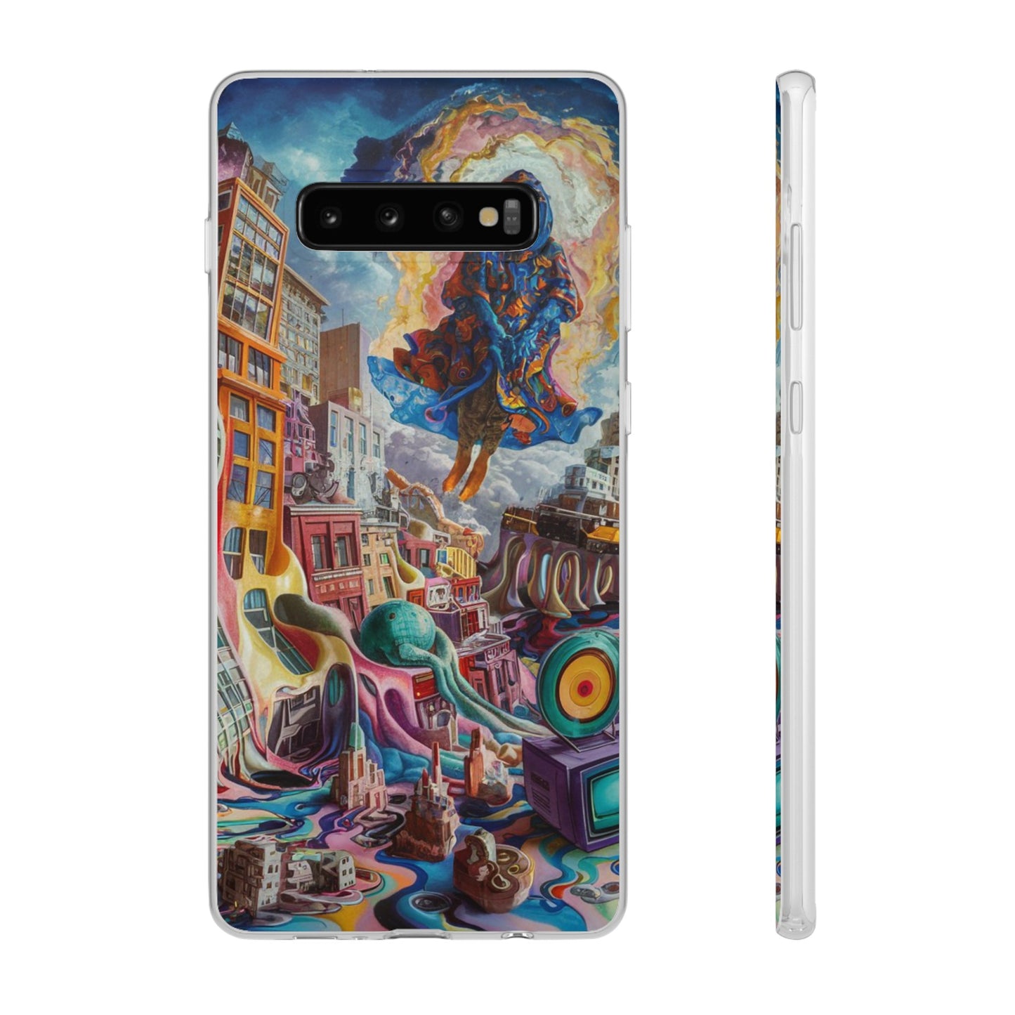 DRIPPY CITY ART SAMSUNG FLEXI PHONECASE