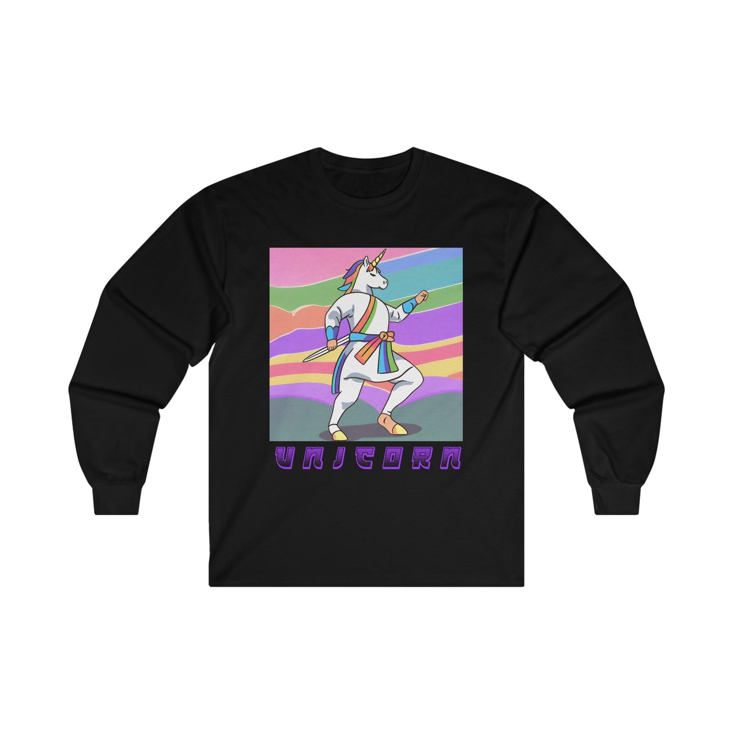 NINJA UNICORN LONG SLEEVED T-SHIRT