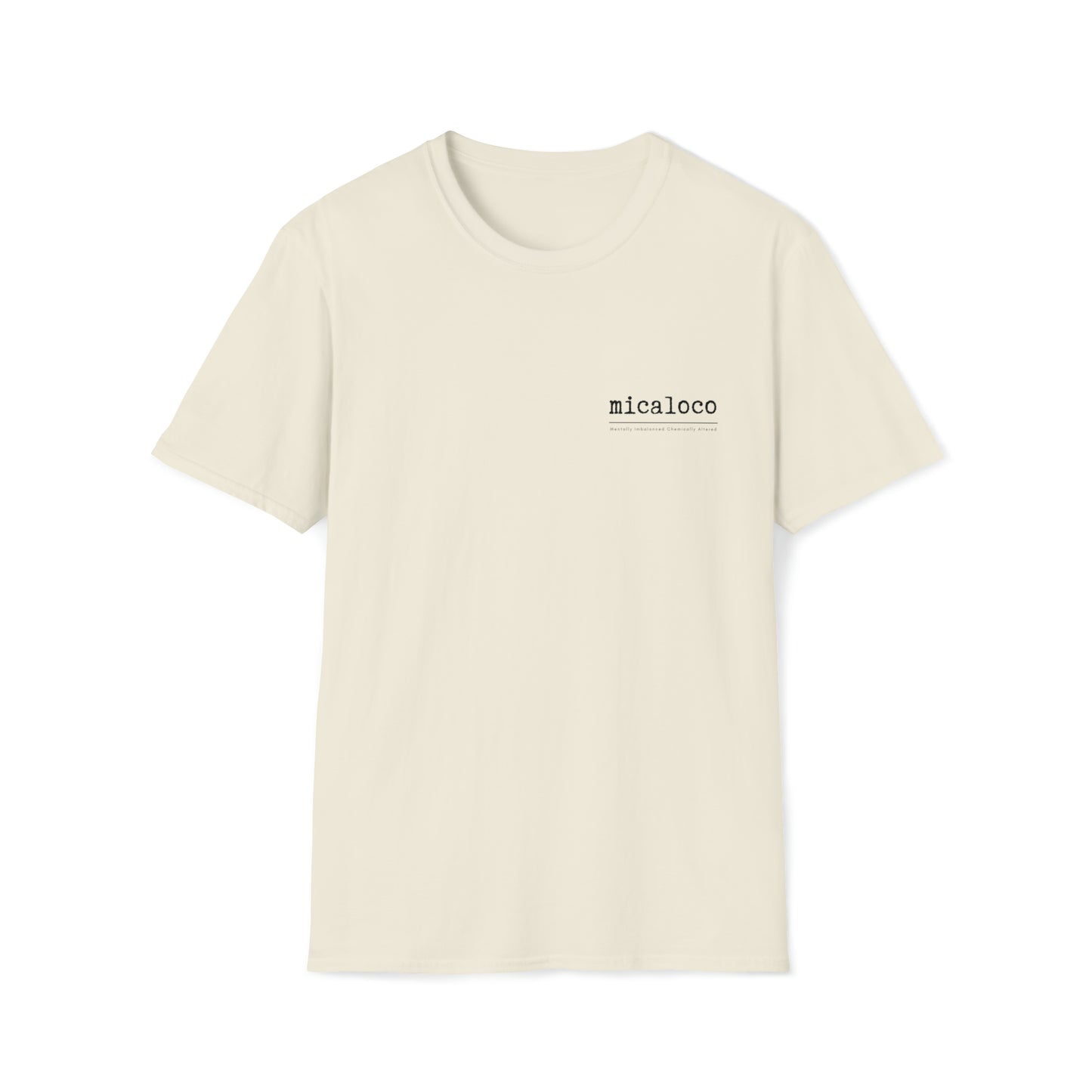 ORIGINAL MICALOCO LOGO (FRONT & BACK) T-SHIRT