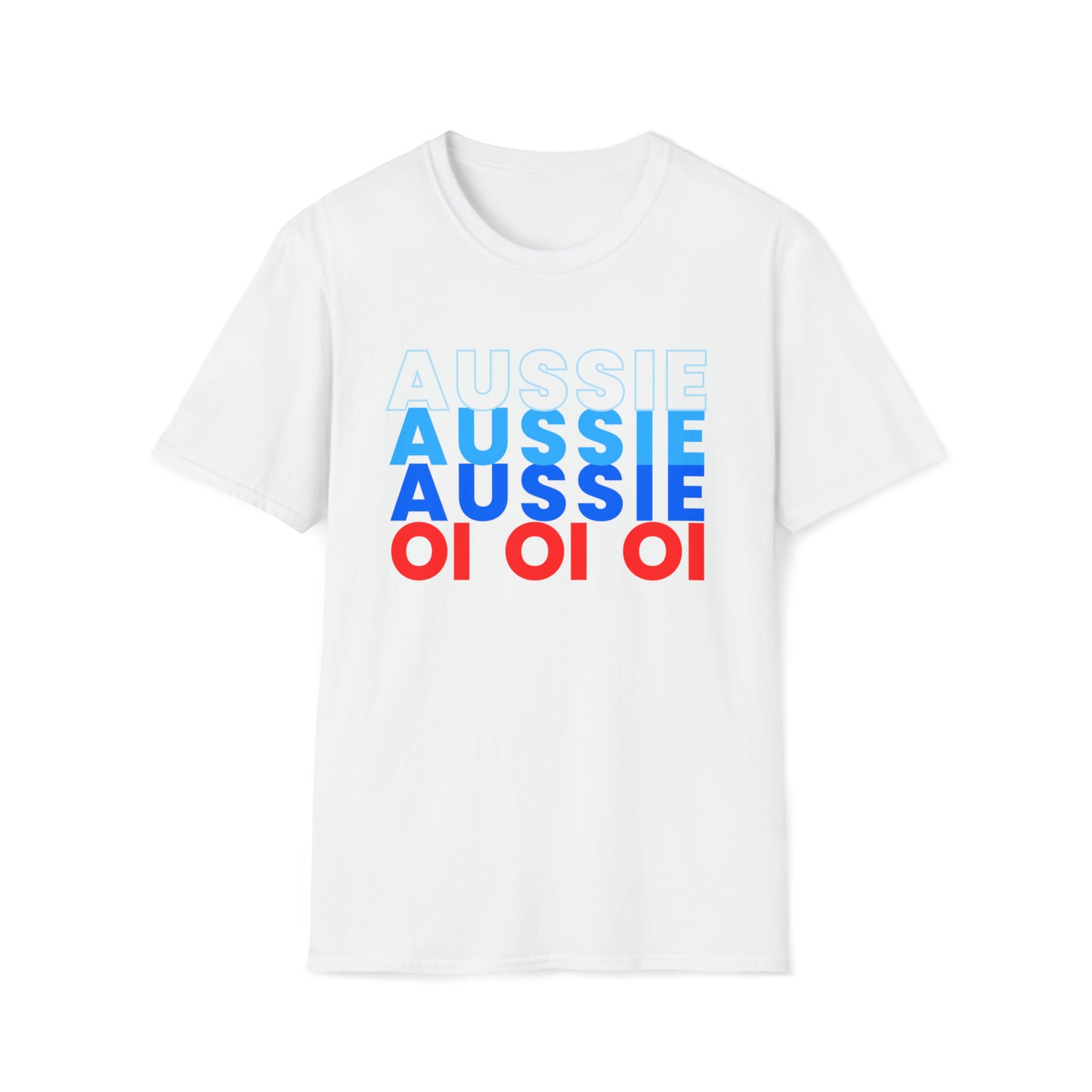 AUSSIE OI (RED.WHT.BLUE) T-SHIRT