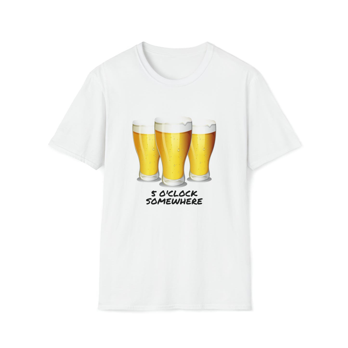 THREE BEERS O'CLOCK T-SHIRT