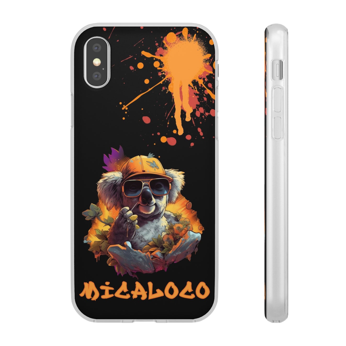 AUSSIE MAD C*NT KOALAS IPHONE FLEXI CASE (#1 TOOTHPICK GUY)