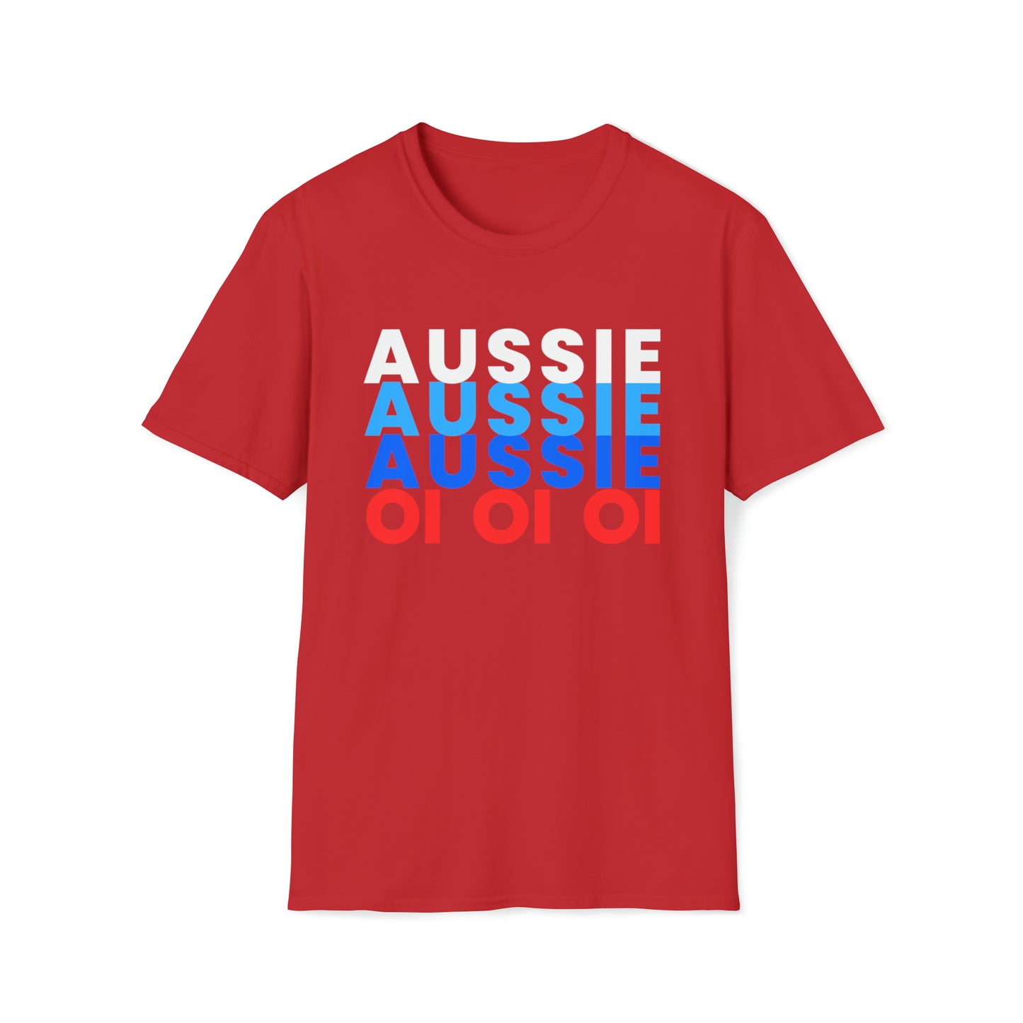 AUSSIE OI (RED.WHT.BLUE) T-SHIRT
