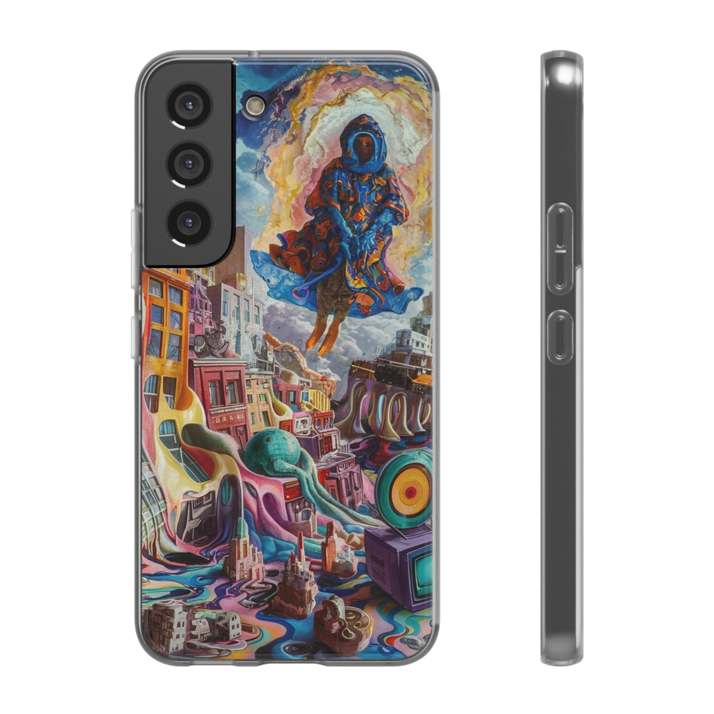 DRIPPY CITY ART SAMSUNG FLEXI PHONECASE