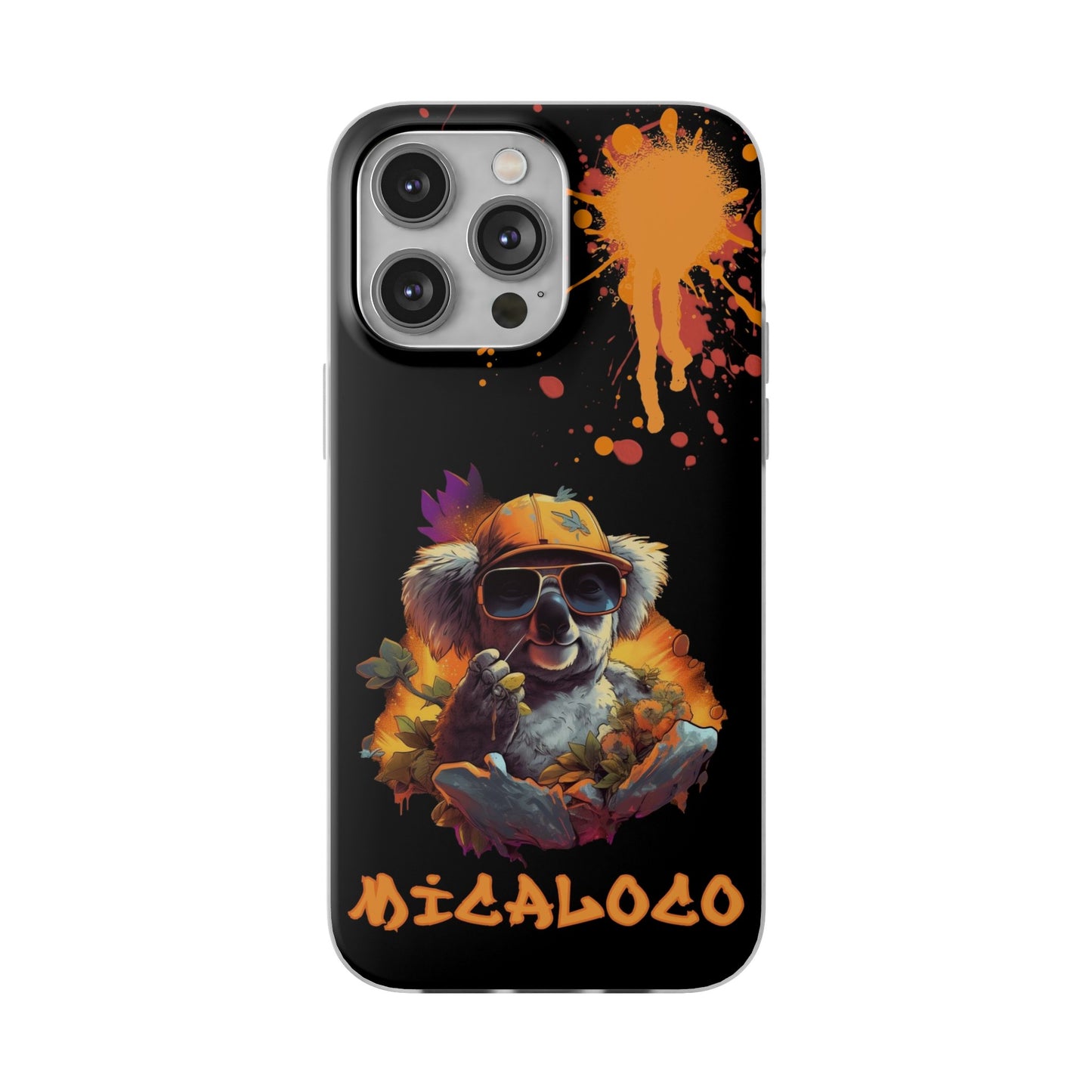 AUSSIE MAD C*NT KOALAS IPHONE FLEXI CASE (#1 TOOTHPICK GUY)