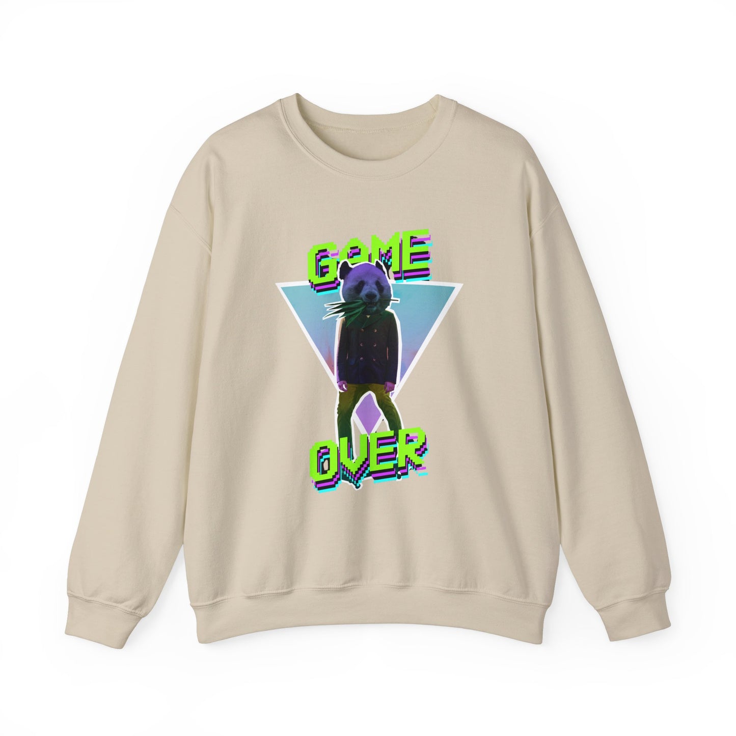 GAME OVER PANDAMAN CREWNECK