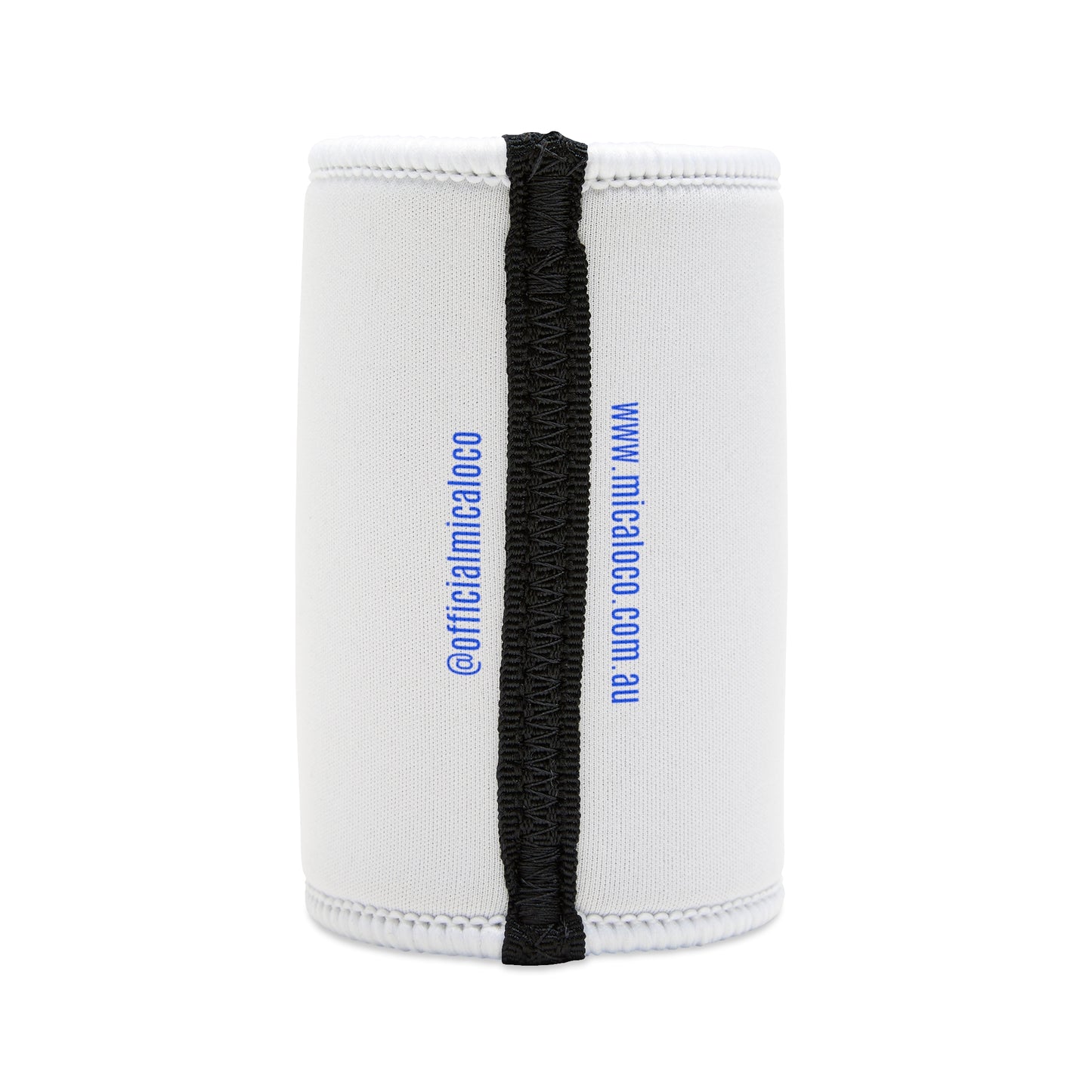 AUSSIE OI (RED, WHT, BLUE) WHITE STUBBY COOLER