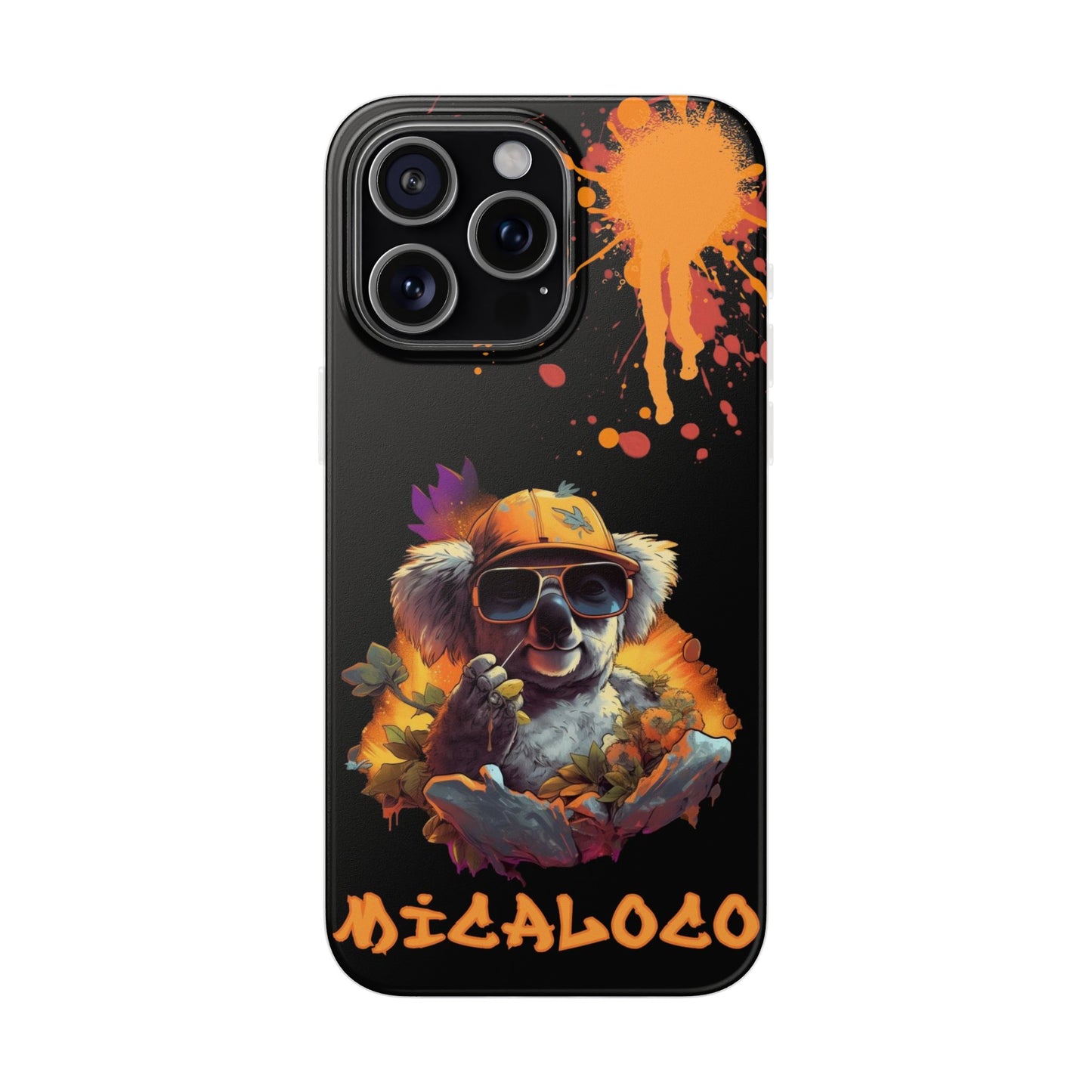 AUSSIE MAD C*NT KOALAS IPHONE FLEXI CASE (#1 TOOTHPICK GUY)