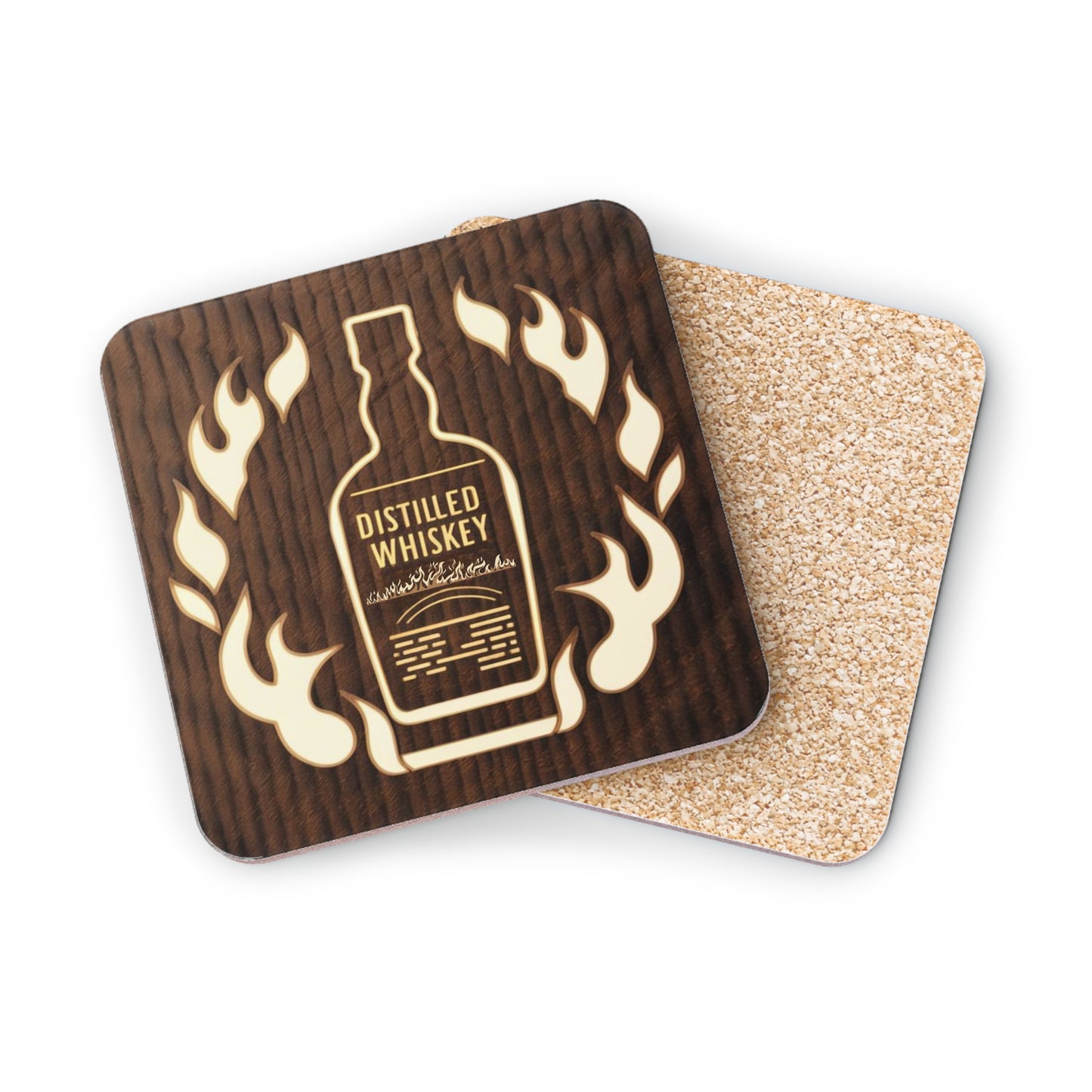 DISTILLED WHISKEY COASTER