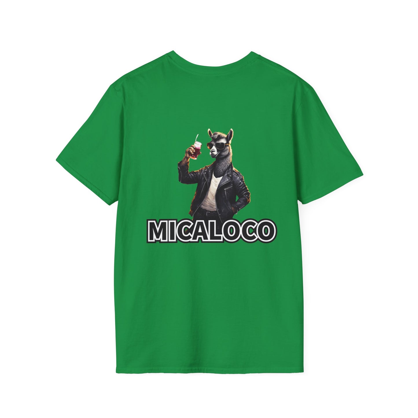 MICALOCO LLAMA BACK LOGO CLASSIC FIT T-SHIRT