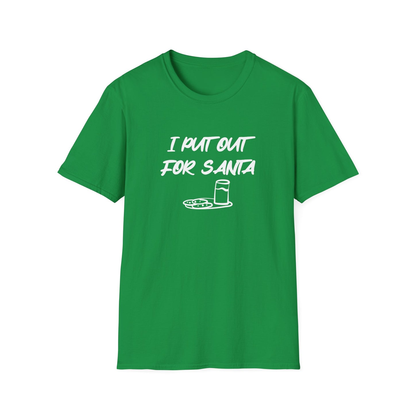 I PUT OUT FOR SANTA CHRISTMAS CLASSIC FIT T-SHIRT (RED)