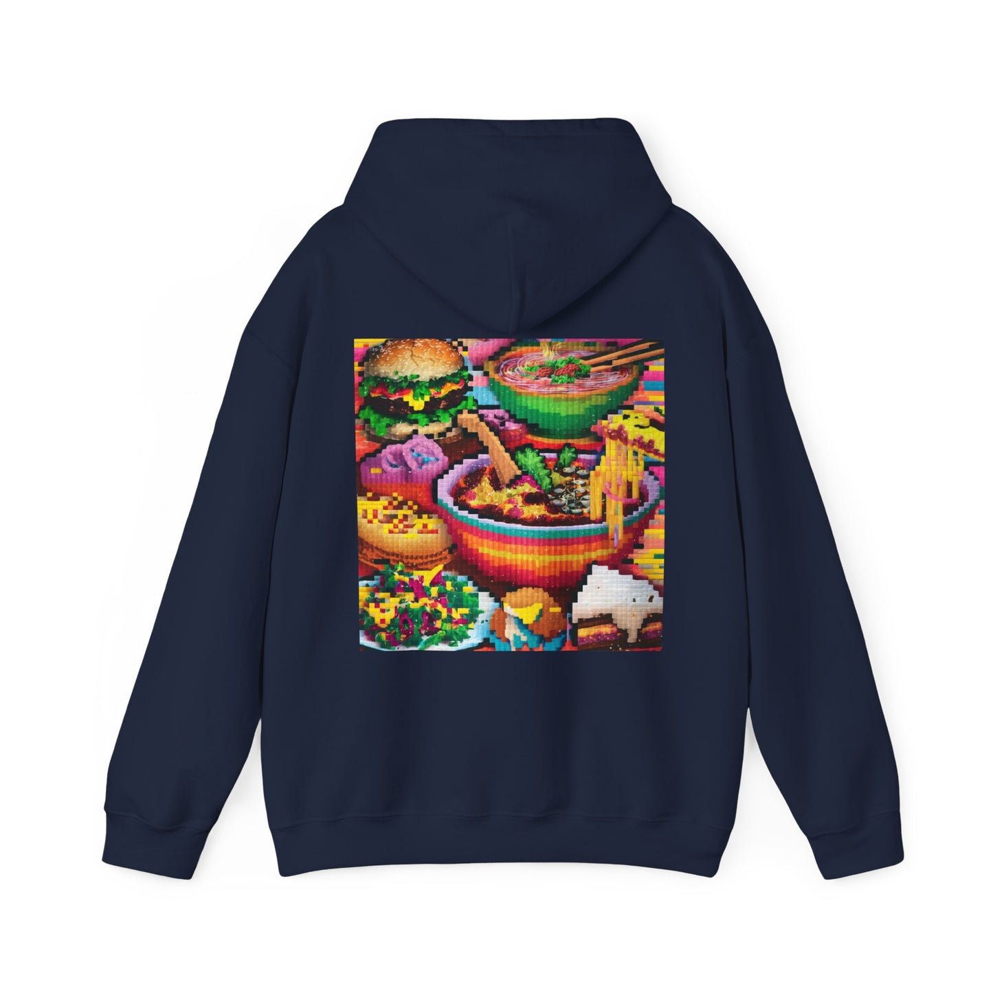 PIXELATED FOOD CLASSIC HOODIE
