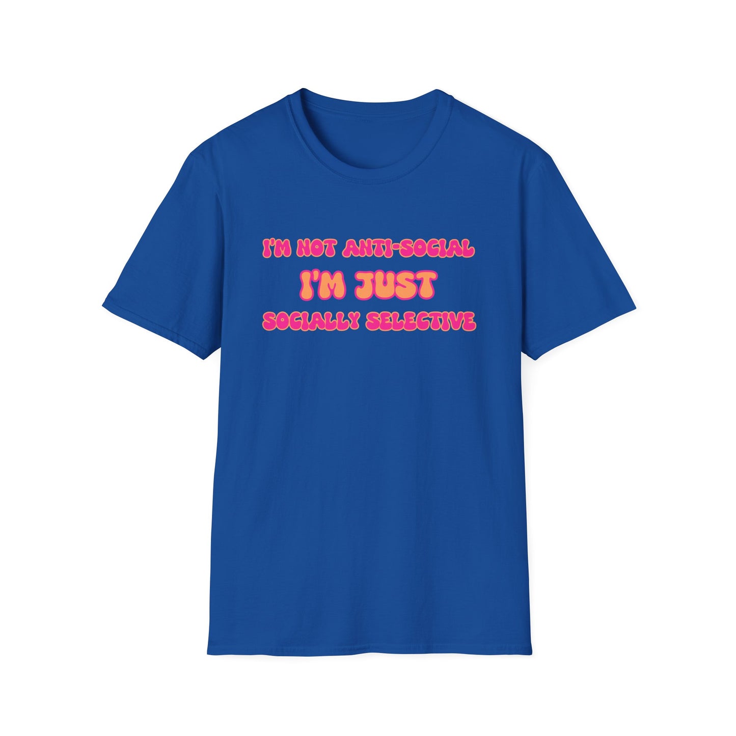 SOCIALLY SELECTIVE COLOURED CLASSIC FIT T-SHIRT