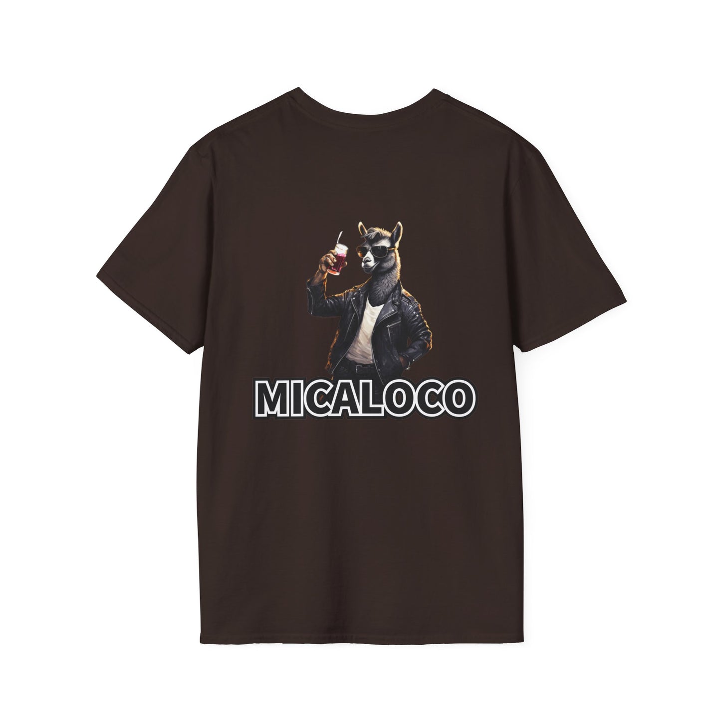 MICALOCO LLAMA BACK LOGO CLASSIC FIT T-SHIRT