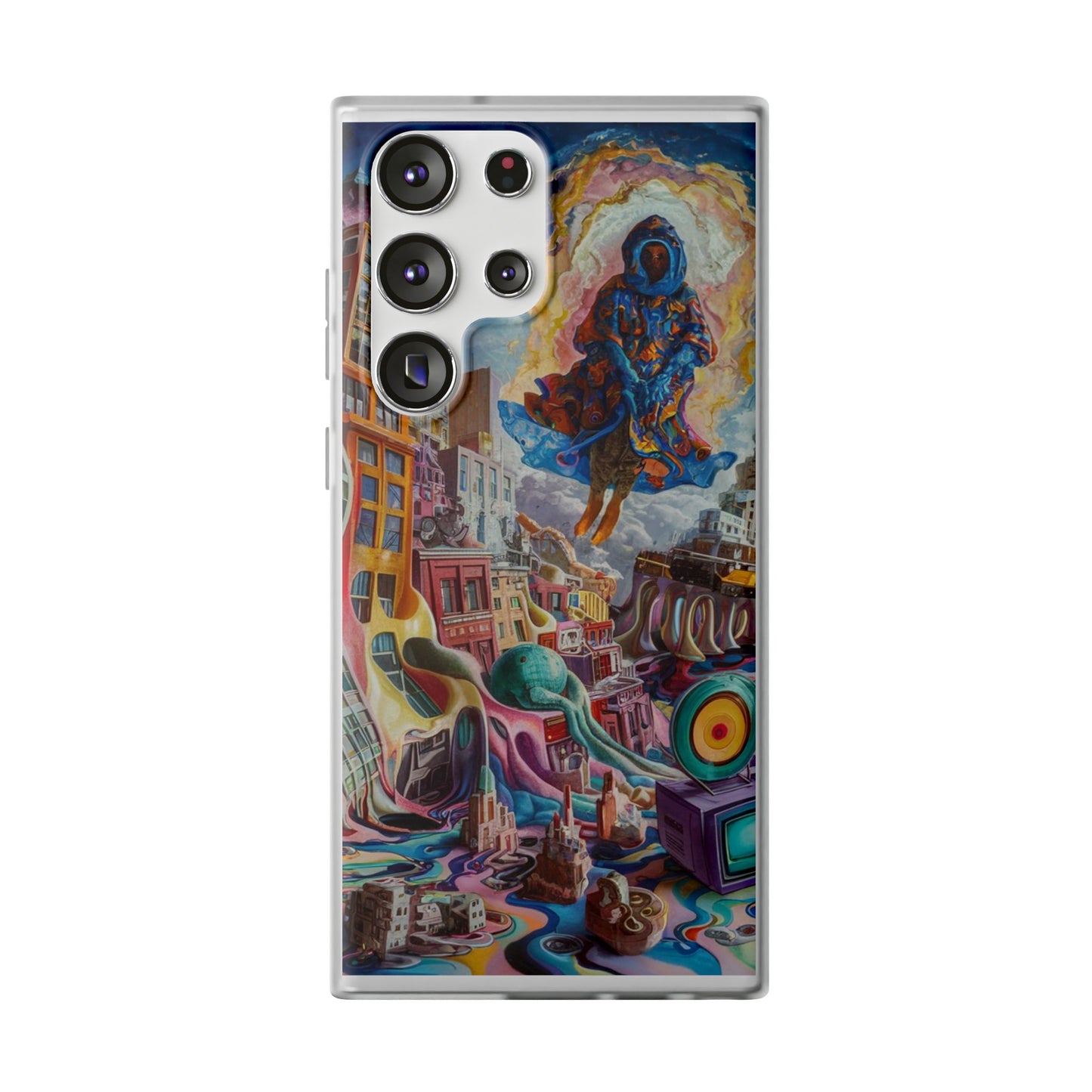 DRIPPY CITY ART SAMSUNG FLEXI PHONECASE