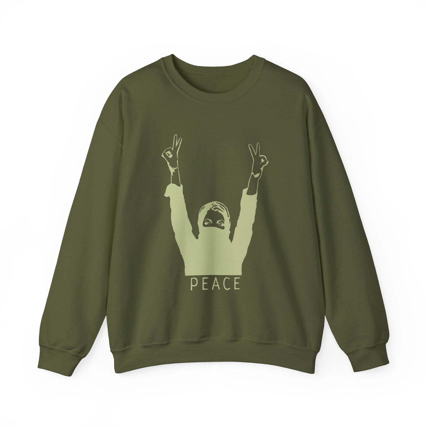 PEACE GIRL CREWNECK