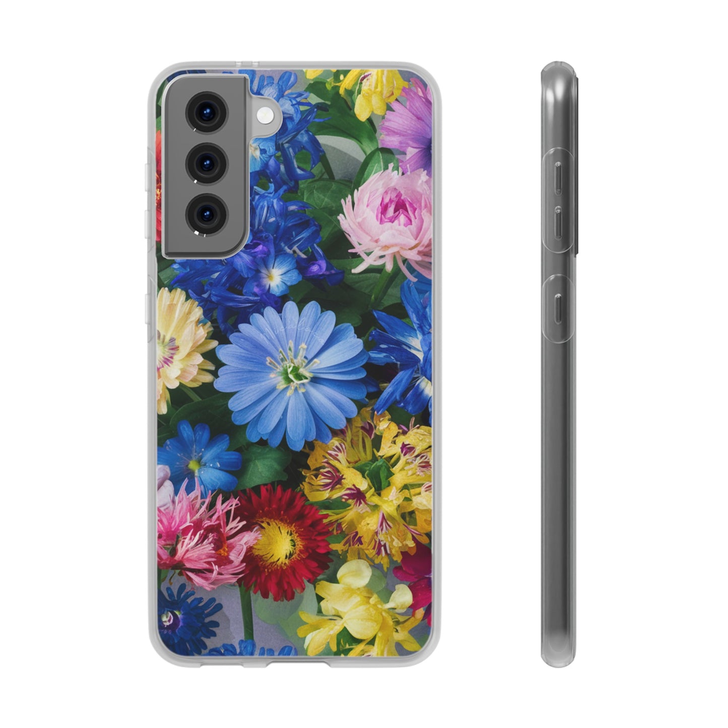 COLOURFUL FLOWER SAMSUNG FLEXI PHONECASE