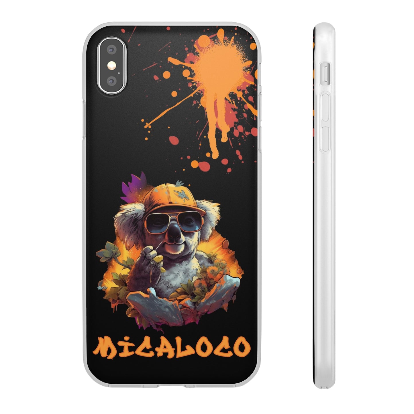 AUSSIE MAD C*NT KOALAS IPHONE FLEXI CASE (#1 TOOTHPICK GUY)