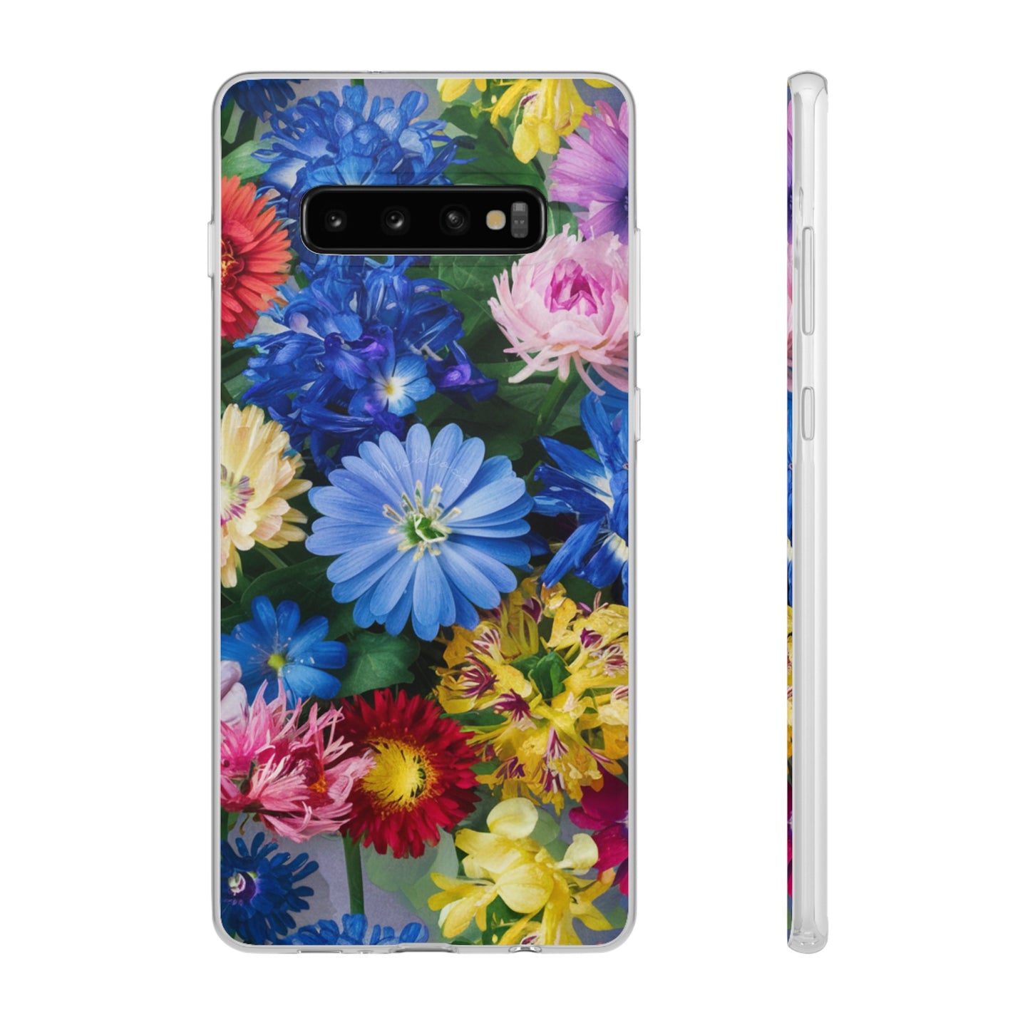 COLOURFUL FLOWER SAMSUNG FLEXI PHONECASE