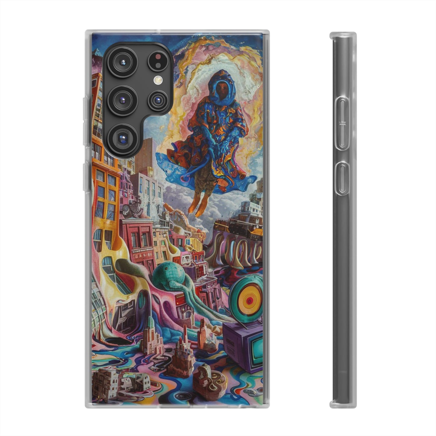 DRIPPY CITY ART SAMSUNG FLEXI PHONECASE