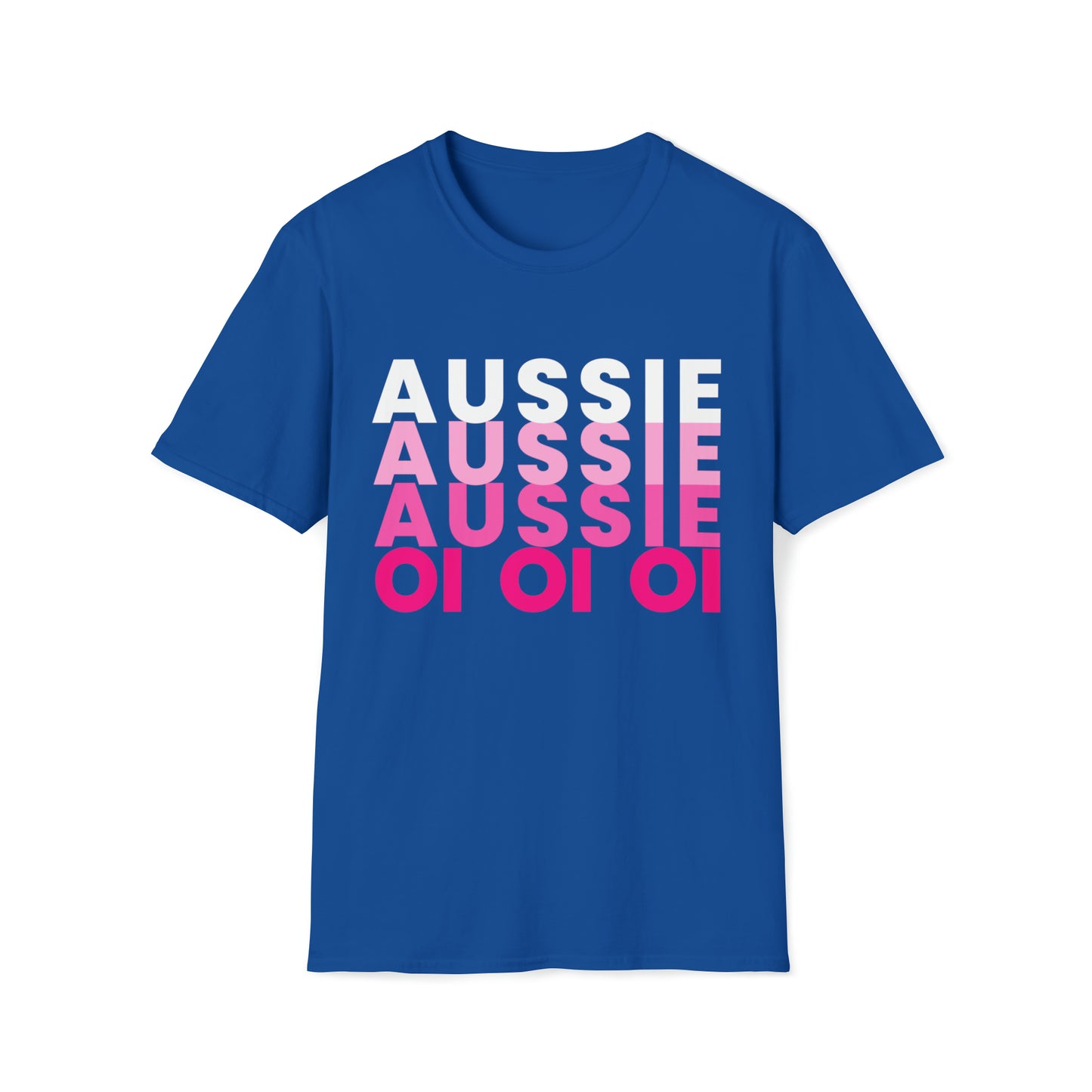 AUSSIE OI (PINK.WHT) T-SHIRT