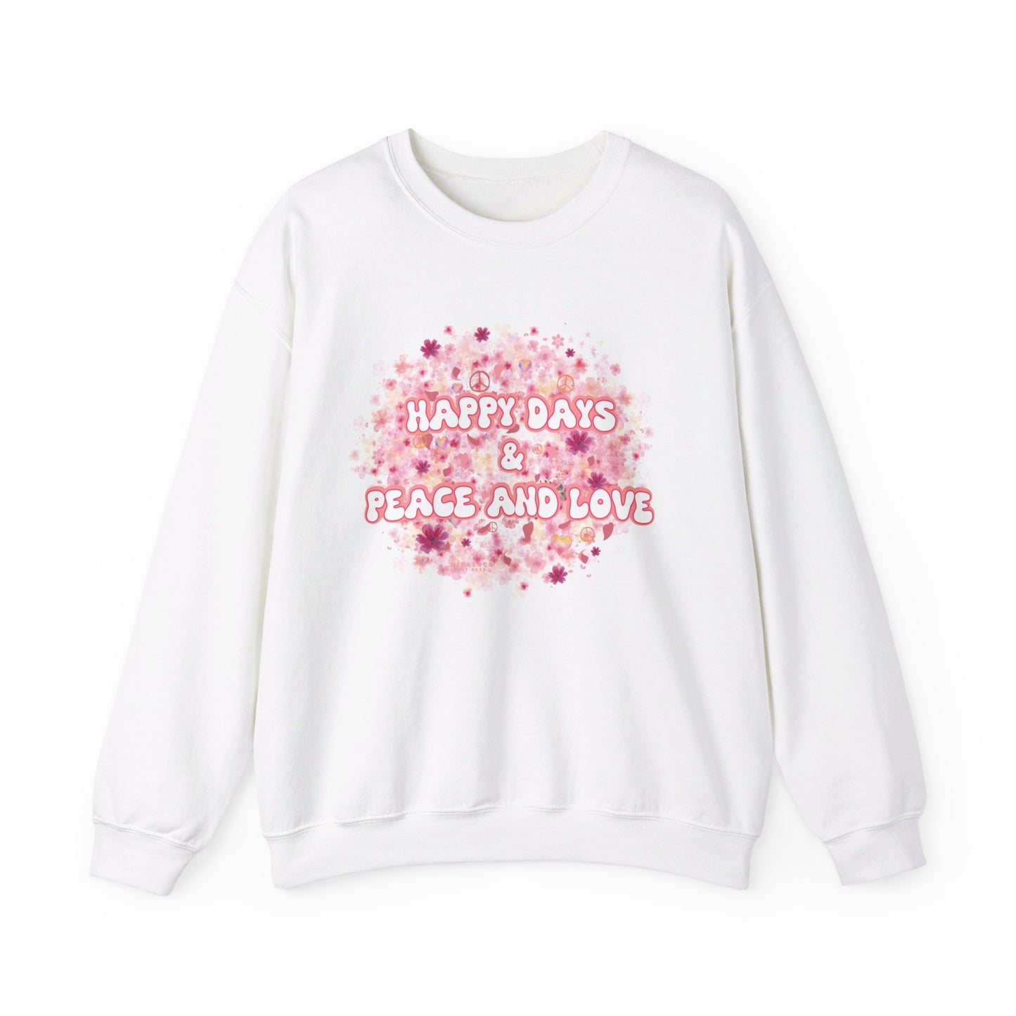 HAPPY DAYS & PEACE AND LOVE CREWNECK