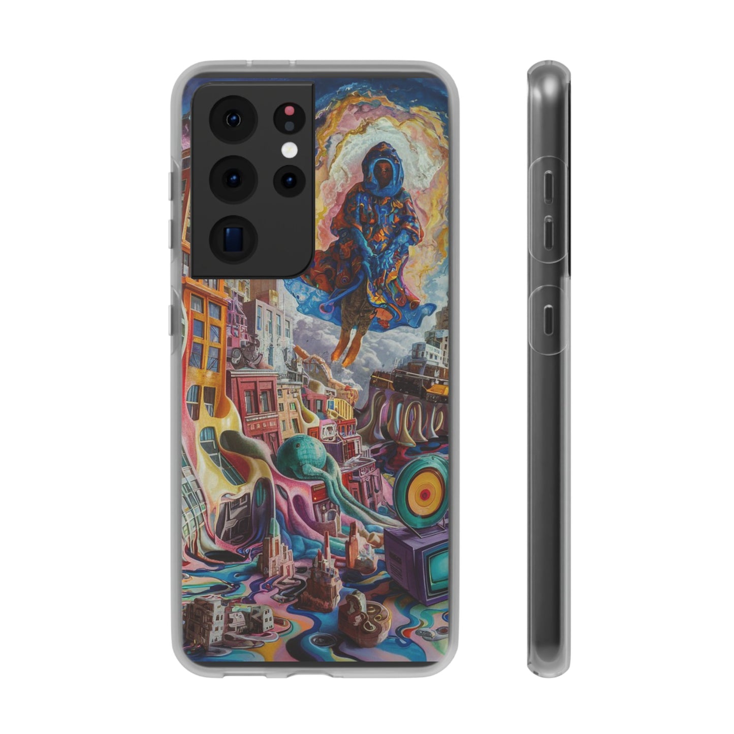 DRIPPY CITY ART SAMSUNG FLEXI PHONECASE