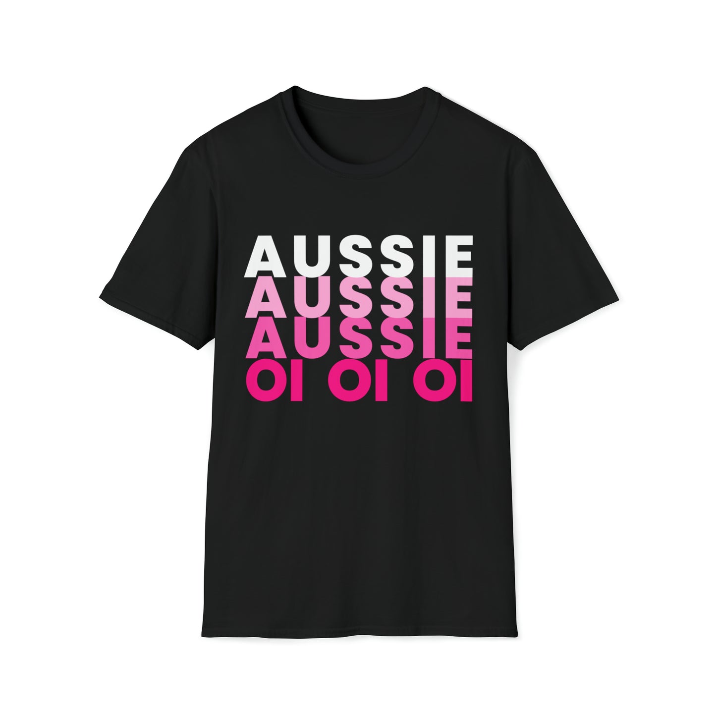 AUSSIE OI (PINK.WHT) T-SHIRT
