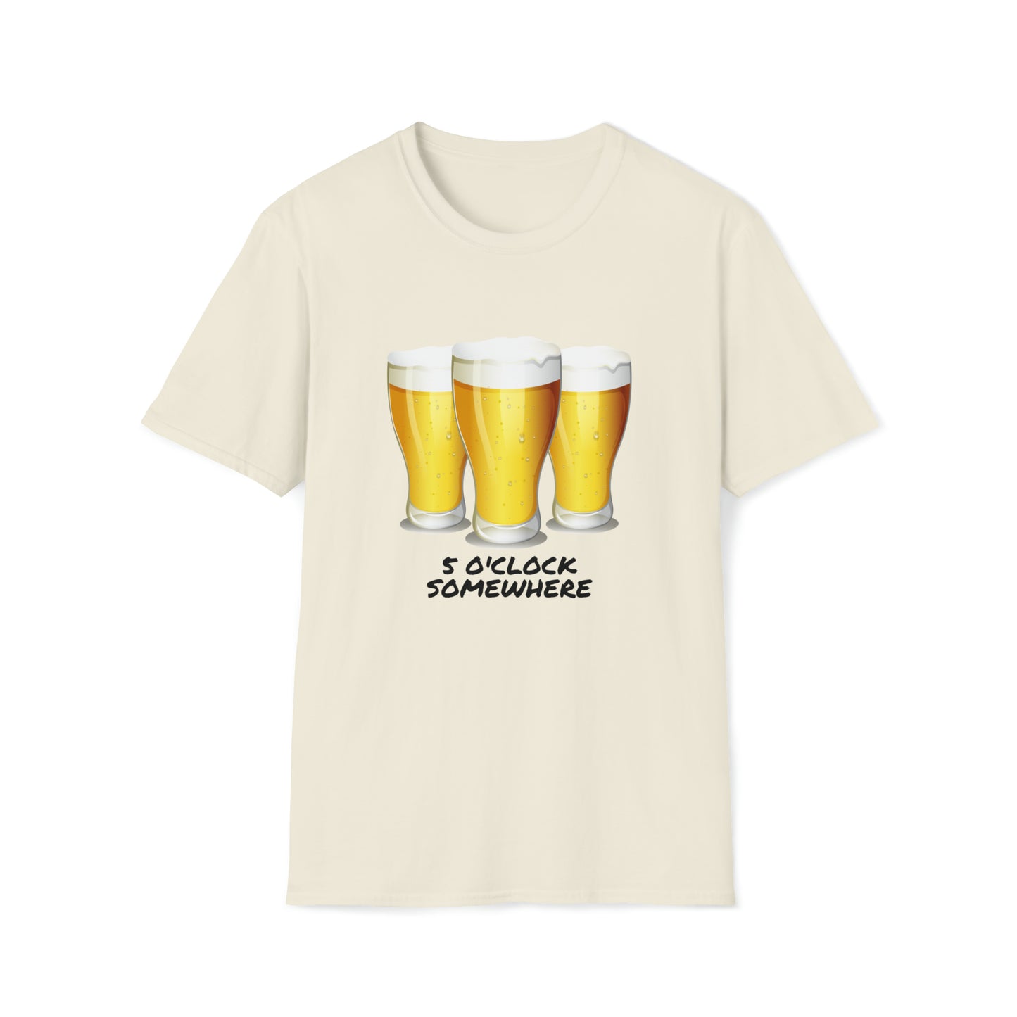 THREE BEERS O'CLOCK T-SHIRT