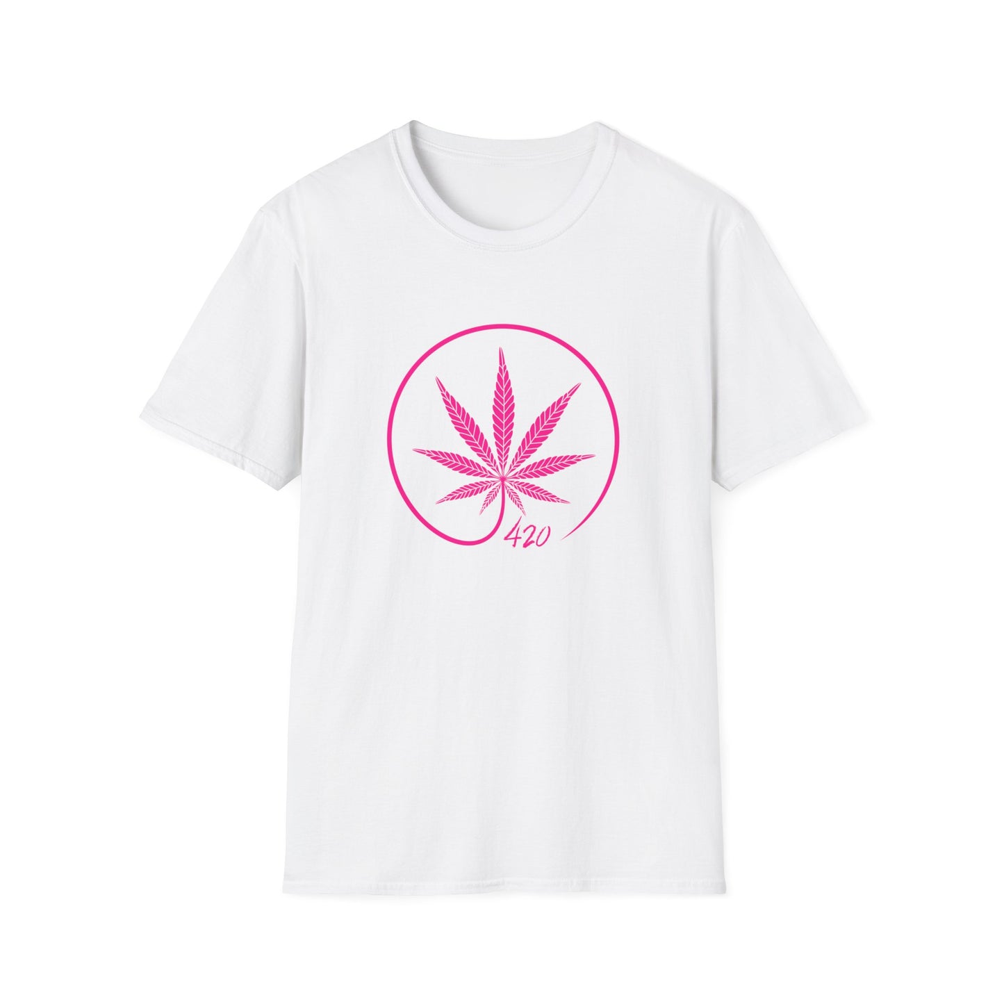 OH YEAH PINK 420 WITH MARYJANE CLASSIC FIT T-SHIRT