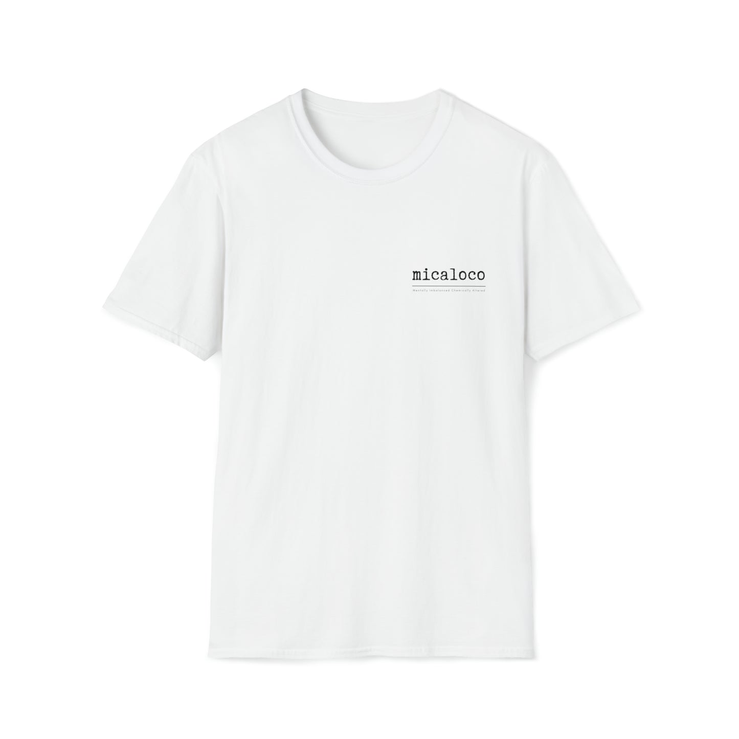 ORIGINAL MICALOCO LOGO (FRONT & BACK) T-SHIRT