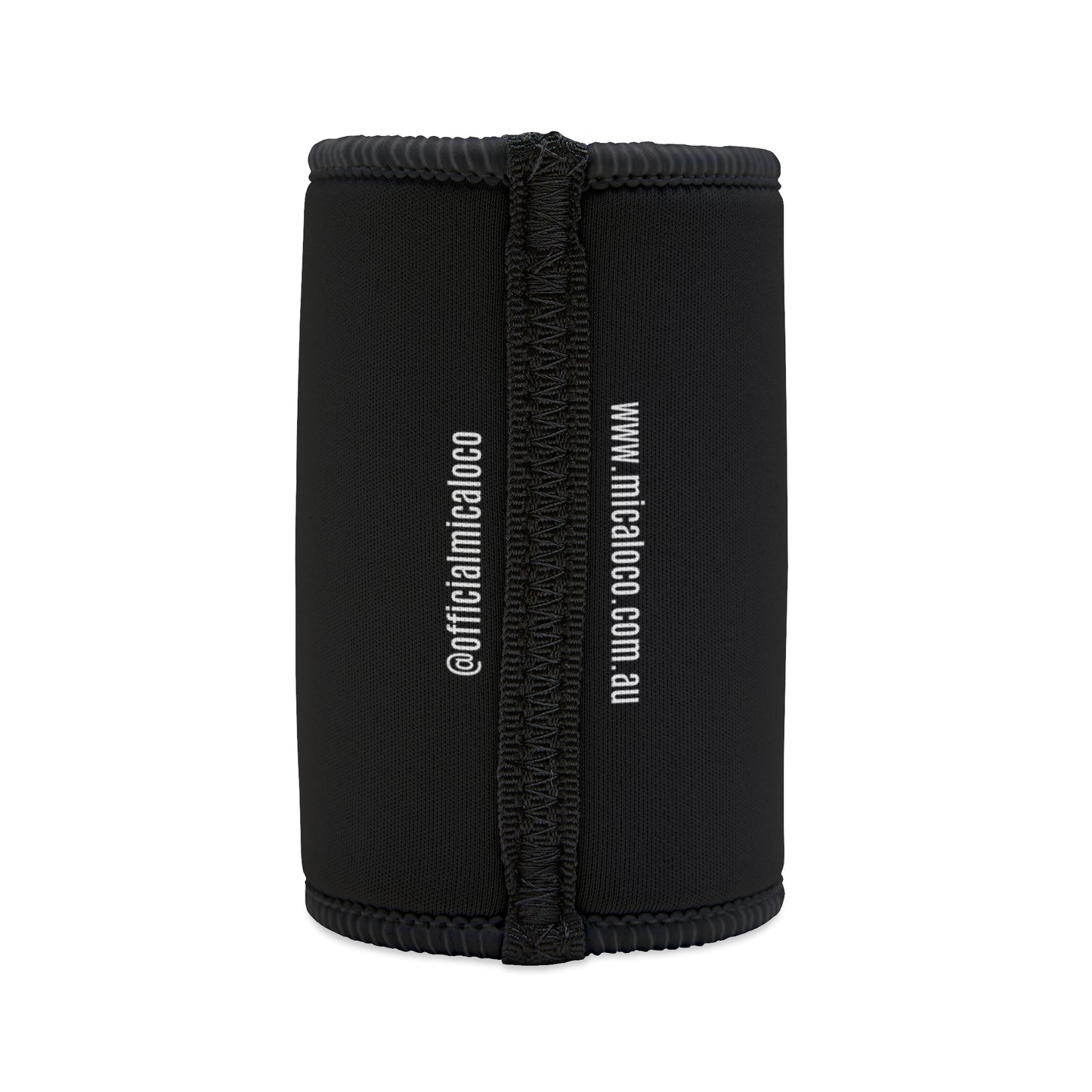 AUSSIE OI (RED, WHT, BLUE) BLACK STUBBY COOLER