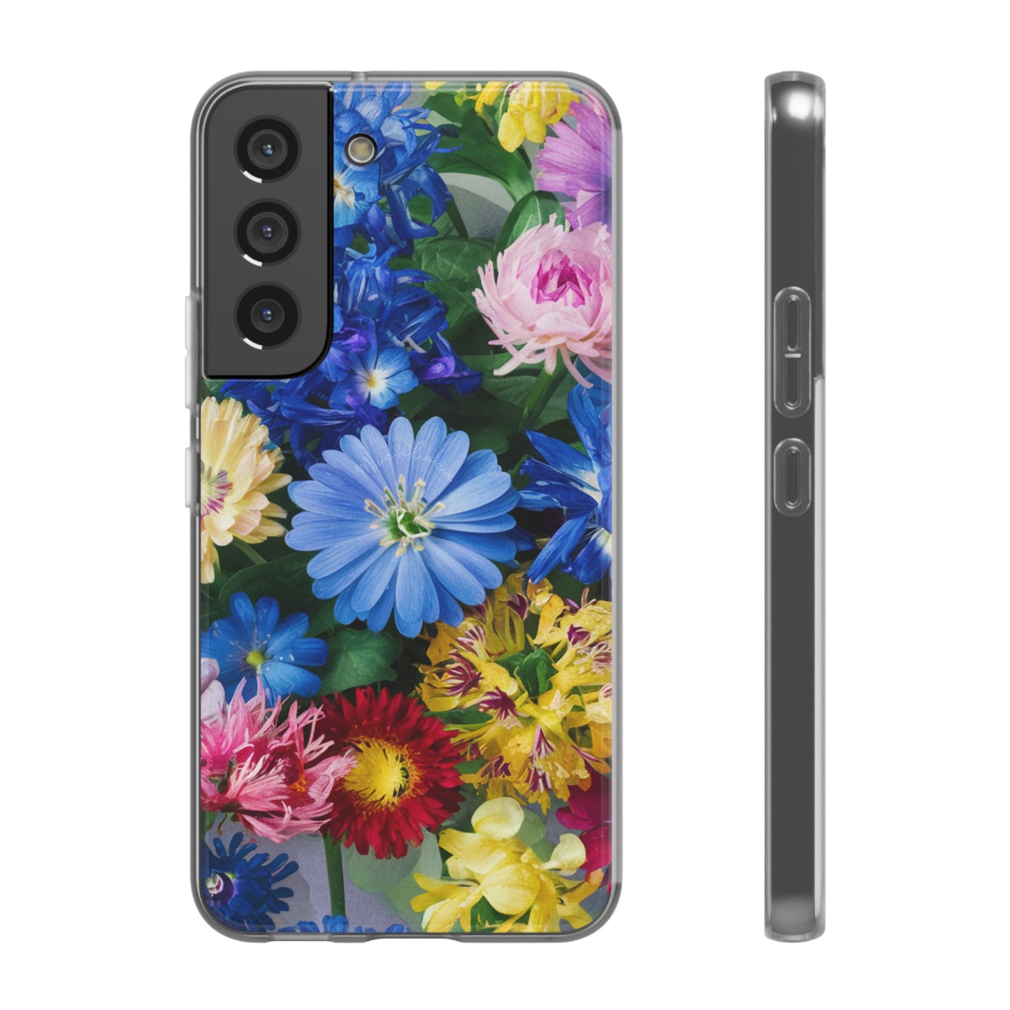 COLOURFUL FLOWER SAMSUNG FLEXI PHONECASE