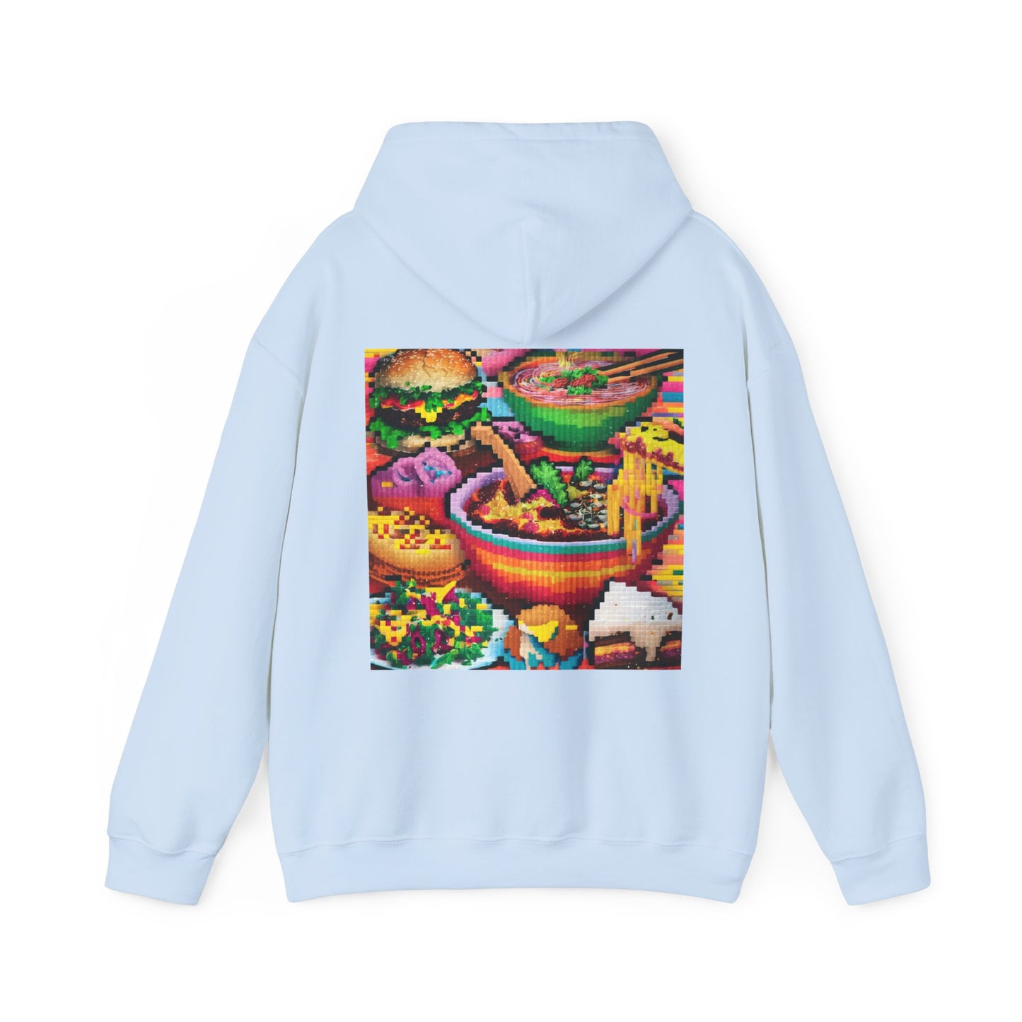PIXELATED FOOD CLASSIC HOODIE