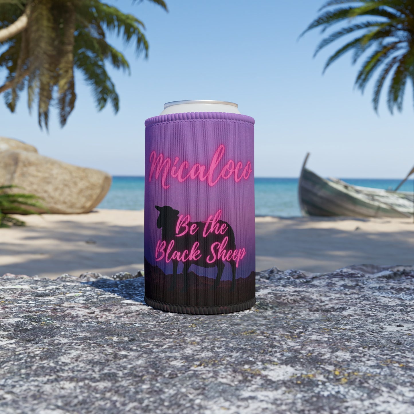 BLACK SHEEP STUBBY COOLER (PINK)
