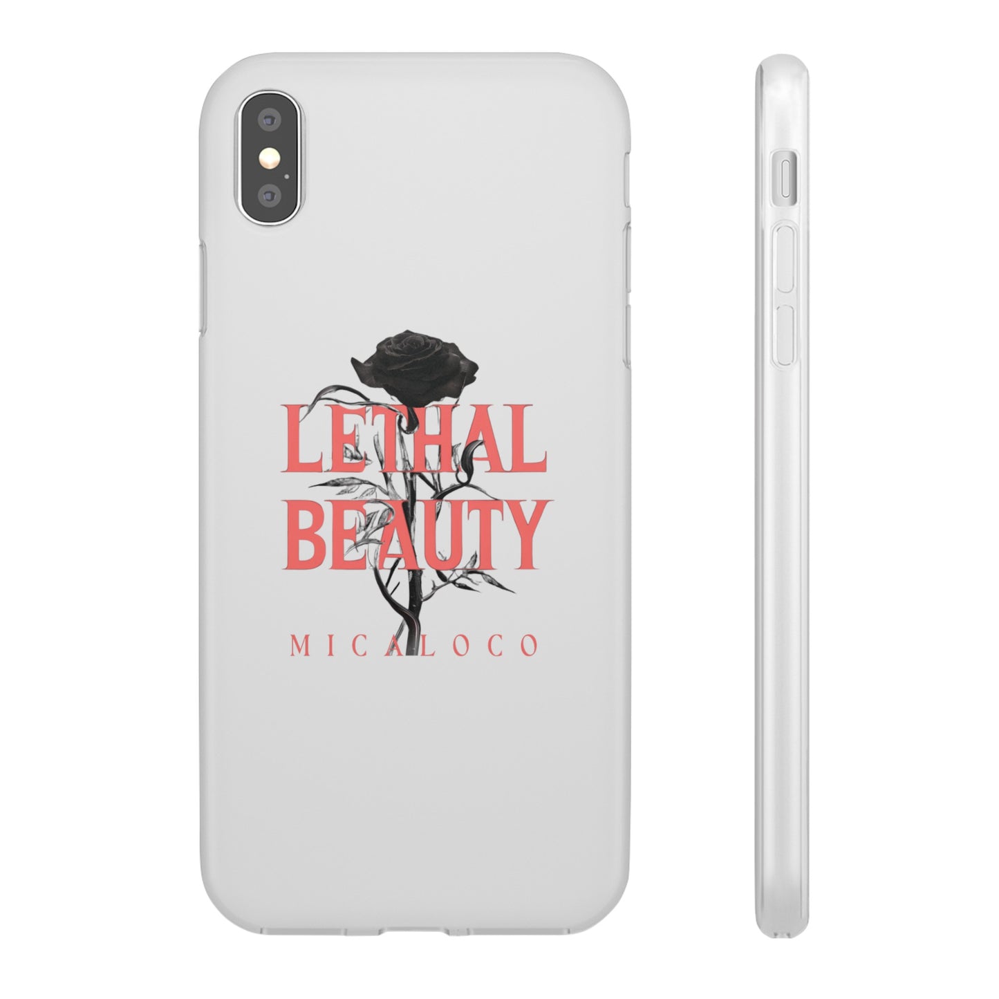 LETHAL BEAUTY IPHONE FLEXI PHONECASE