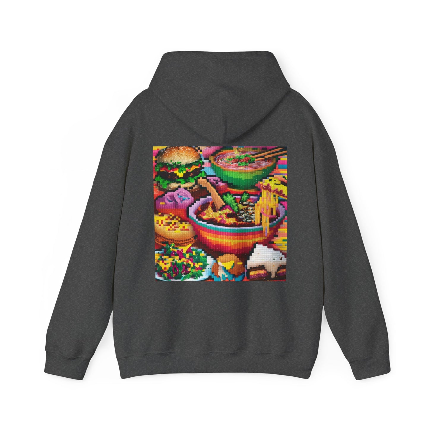 PIXELATED FOOD CLASSIC HOODIE