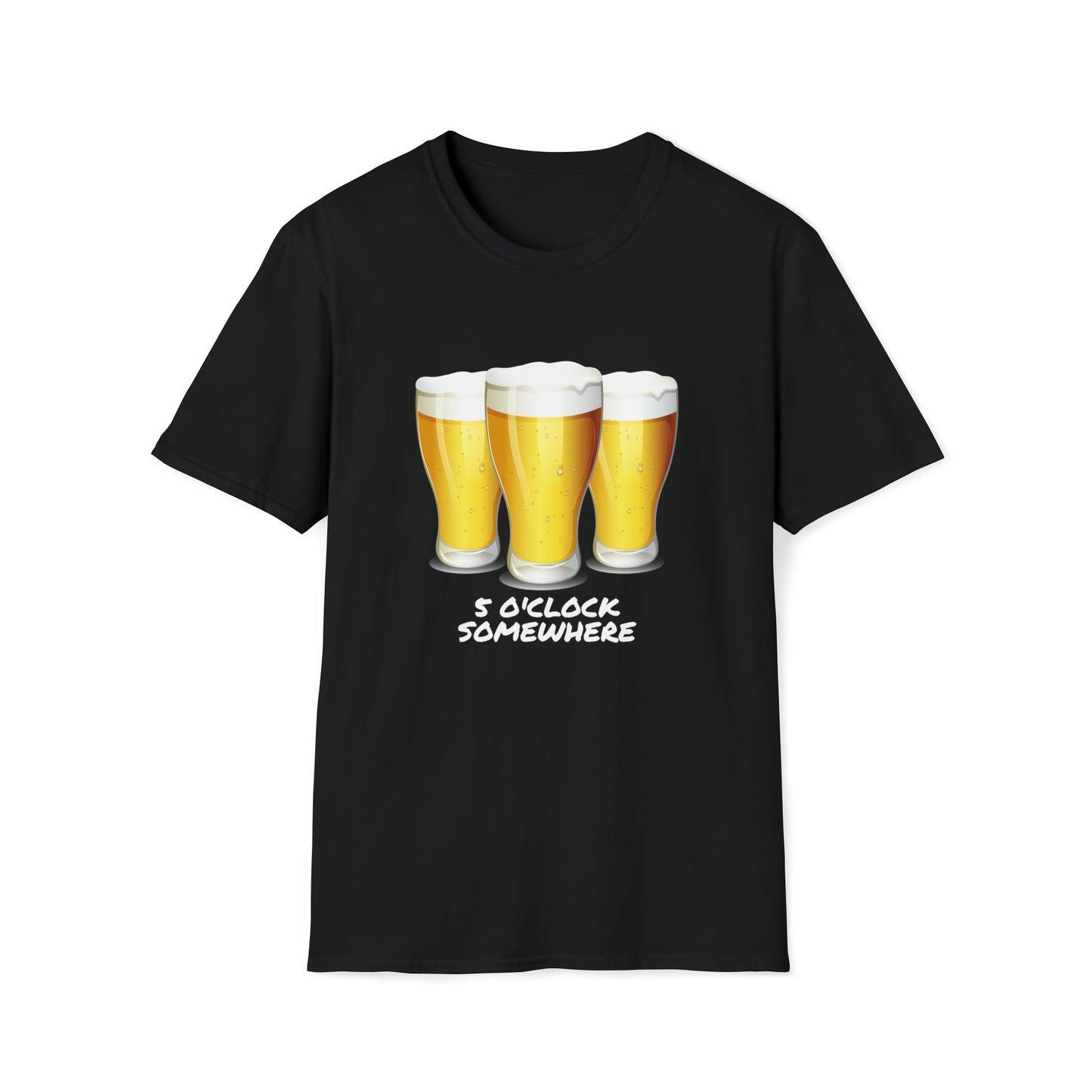 THREE BEERS O'CLOCK T-SHIRT