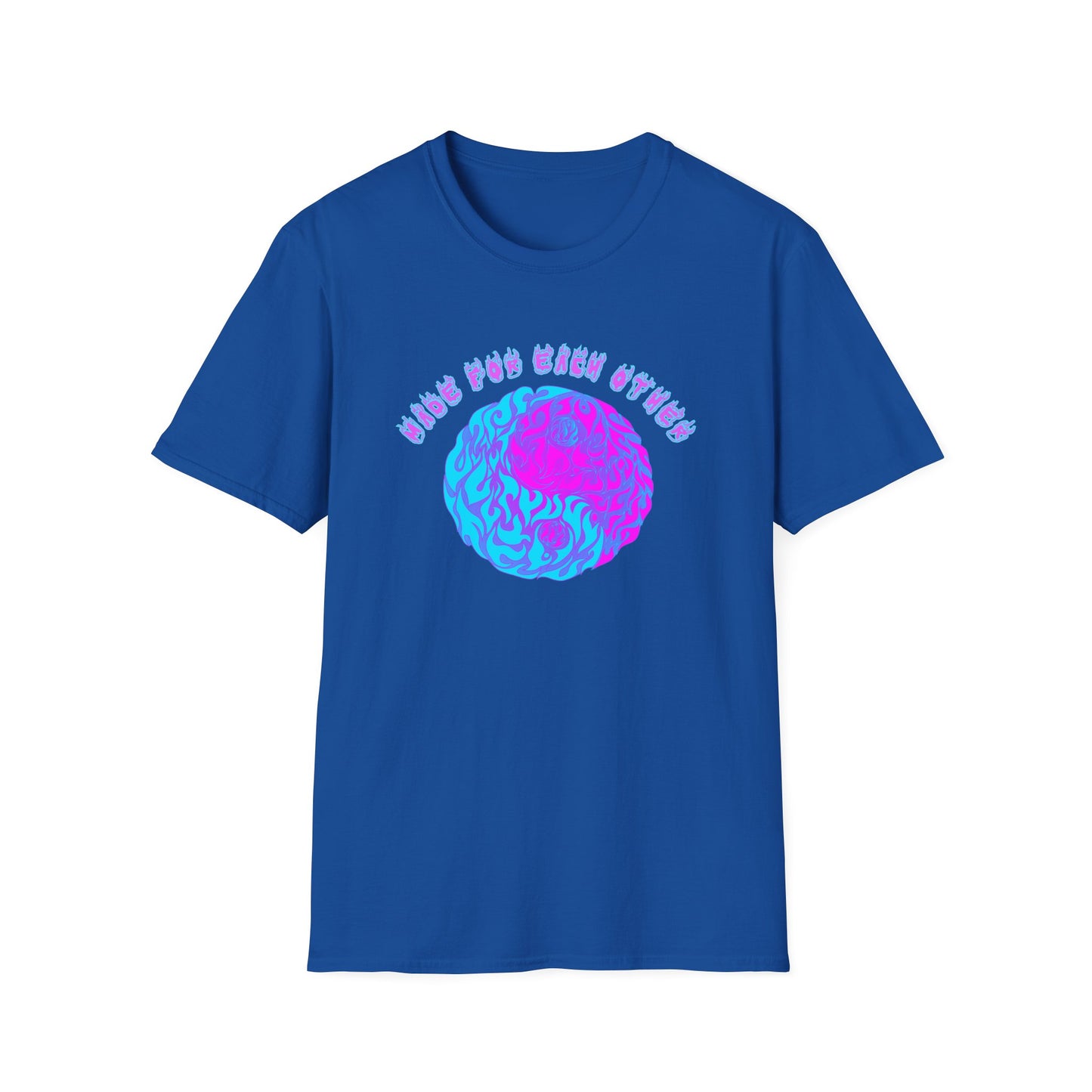 MADE FOR EACH OTHER FLAMING YING YANG CLASSIC FIT T-SHIRT