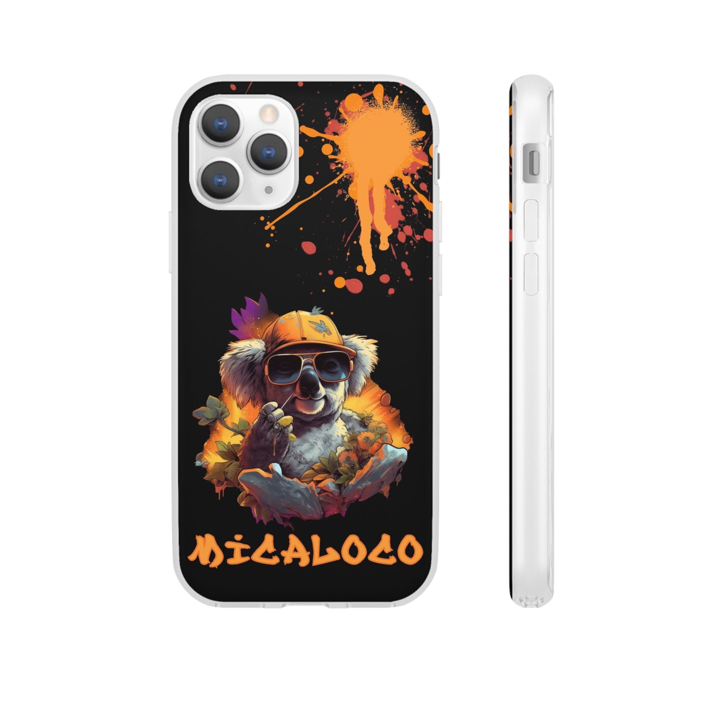 AUSSIE MAD C*NT KOALAS IPHONE FLEXI CASE (#1 TOOTHPICK GUY)
