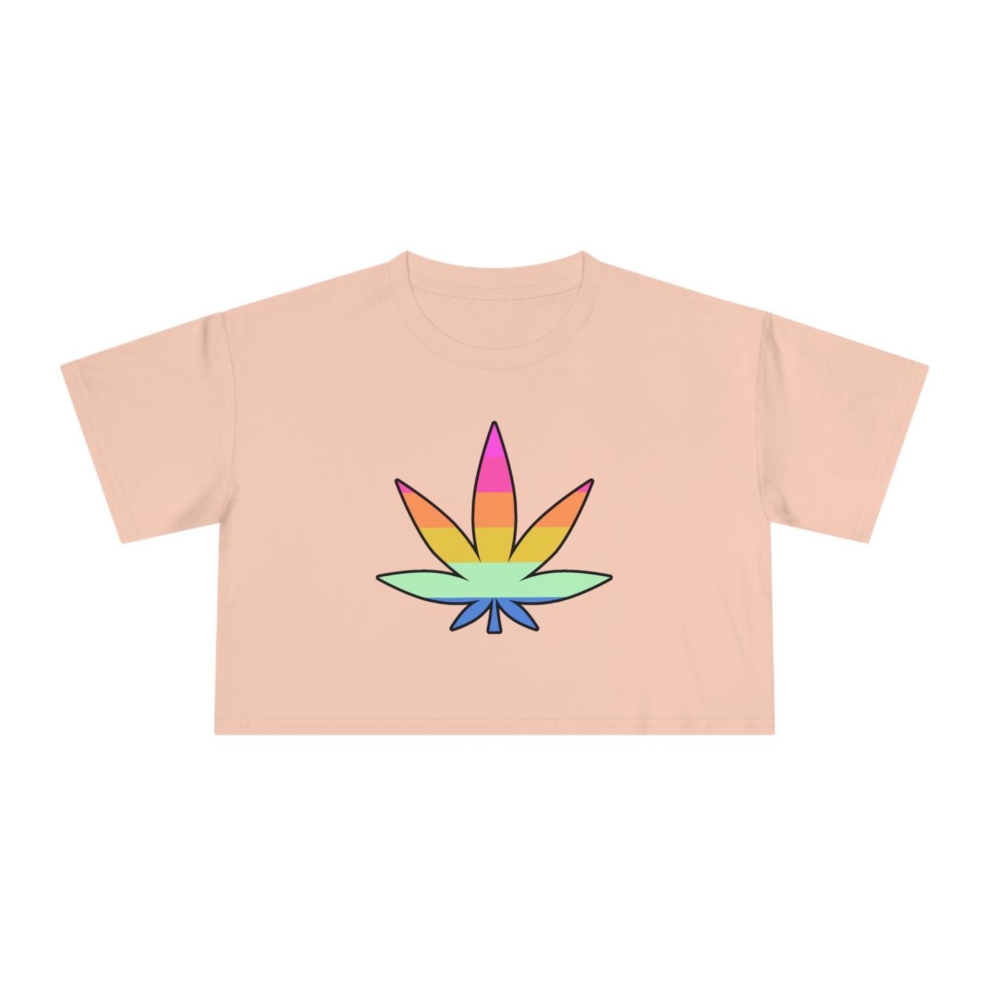 COLOURED MARYJANE CROP T-SHIRT