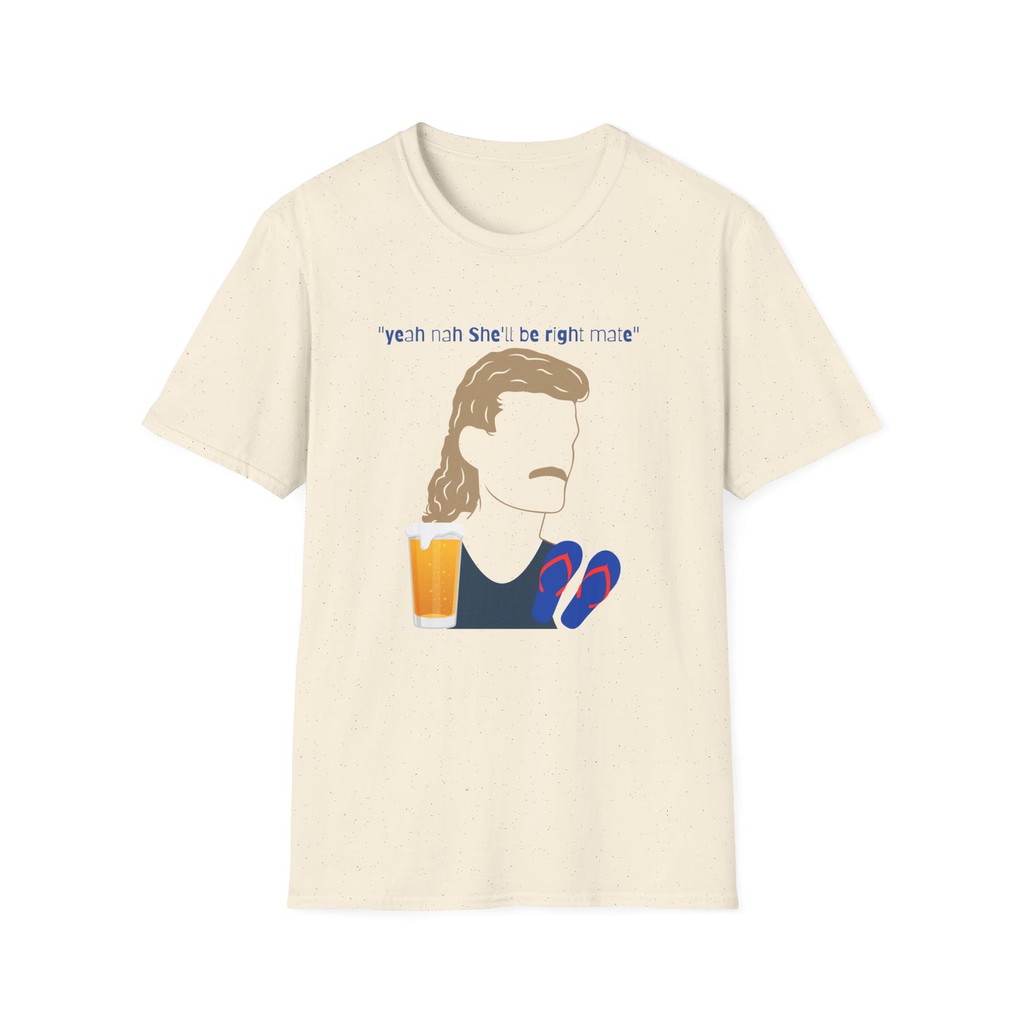 SHE'LL BE RIGHT MATE AUSSIE BOGAN ESSENTIAL CLASSIC FIT T-SHIRT