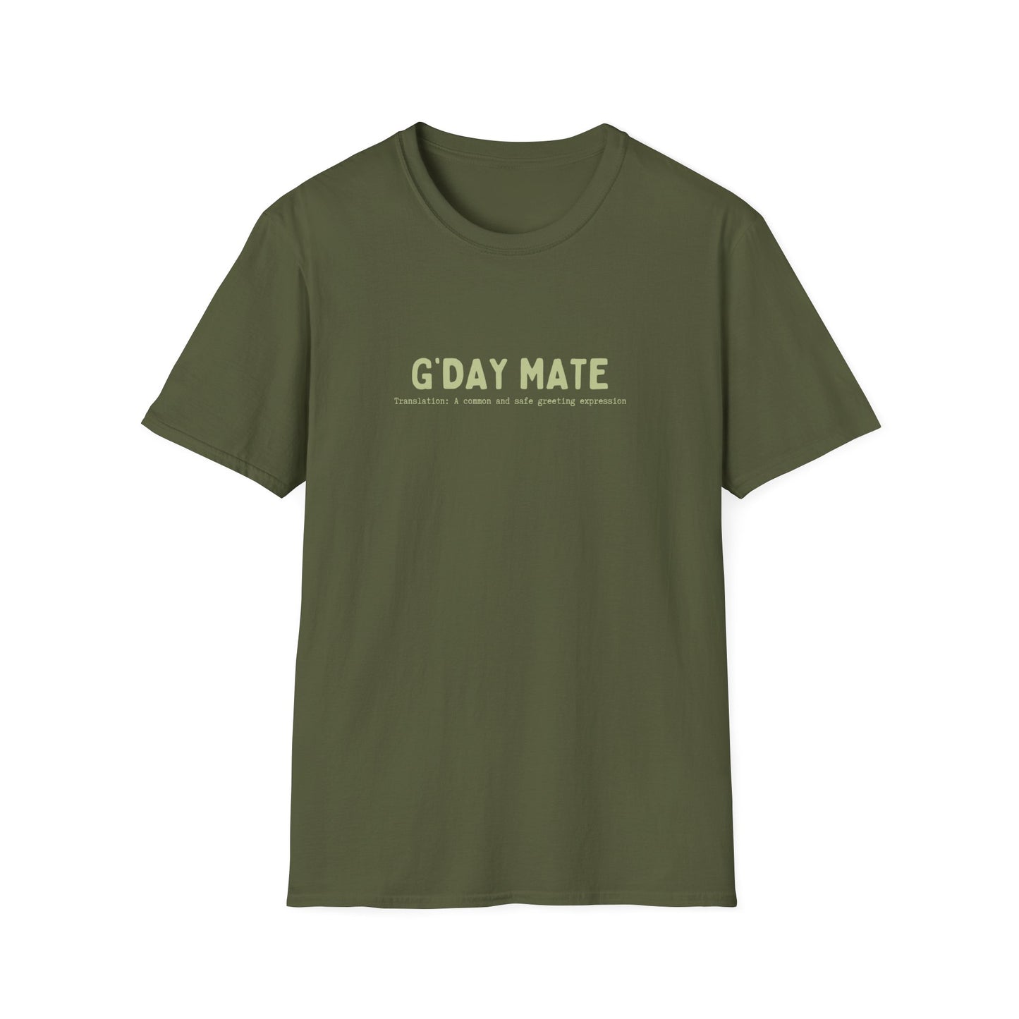 G'DAY MATE (AUSSIE SLANG) CLASSIC FIT T-SHIRT