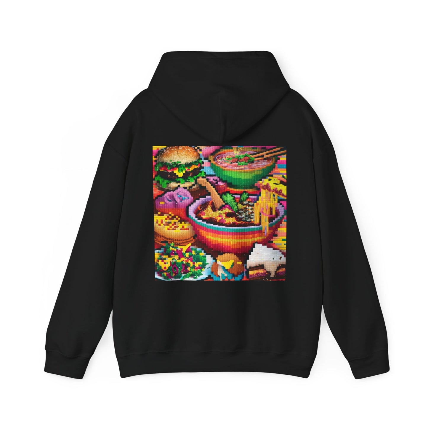 PIXELATED FOOD CLASSIC HOODIE