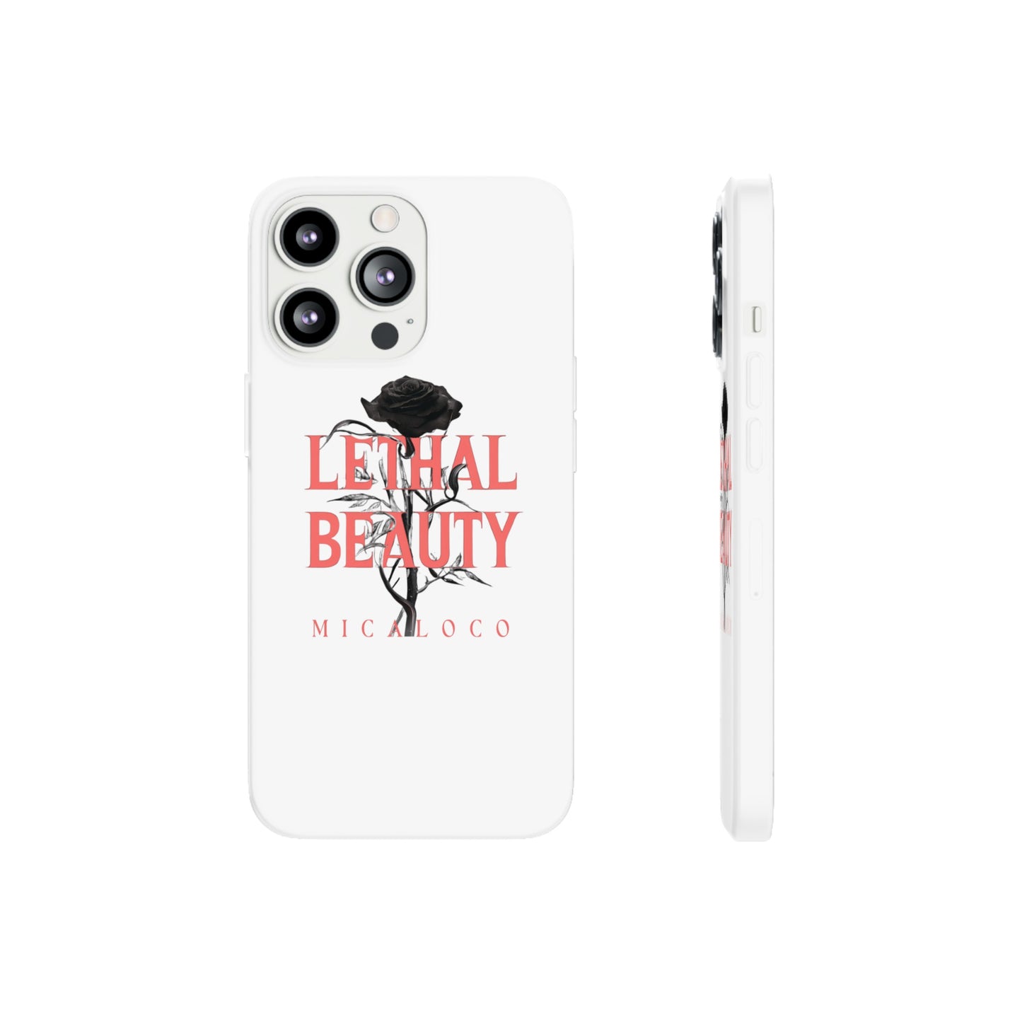 LETHAL BEAUTY IPHONE FLEXI PHONECASE