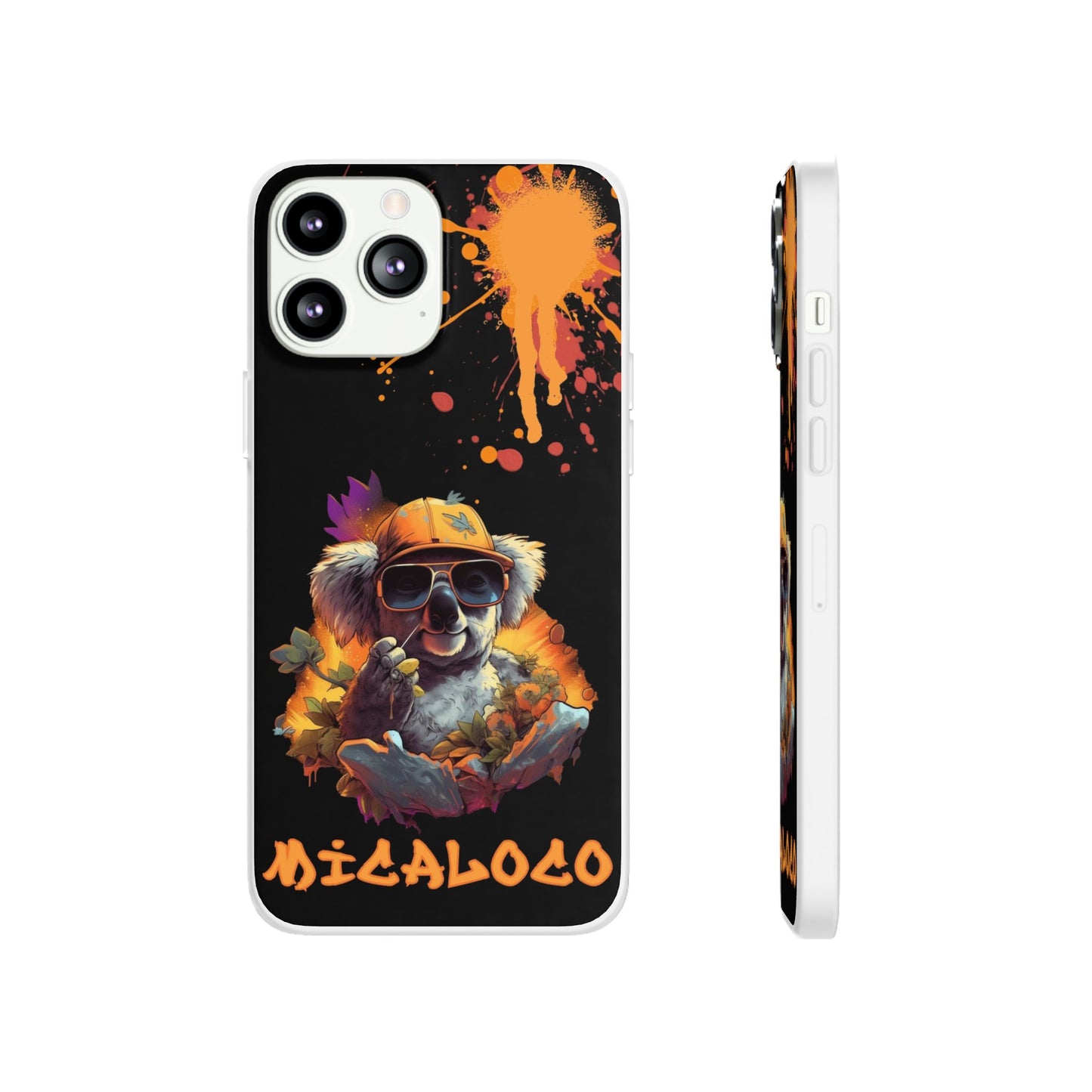 AUSSIE MAD C*NT KOALAS IPHONE FLEXI CASE (#1 TOOTHPICK GUY)