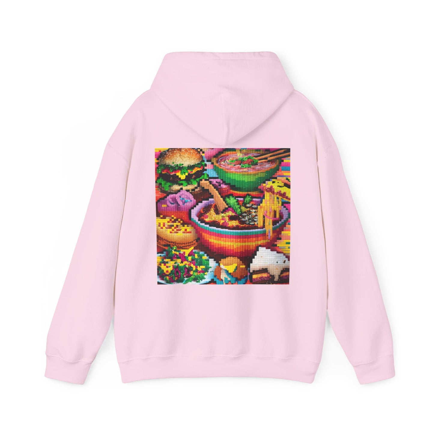 PIXELATED FOOD CLASSIC HOODIE